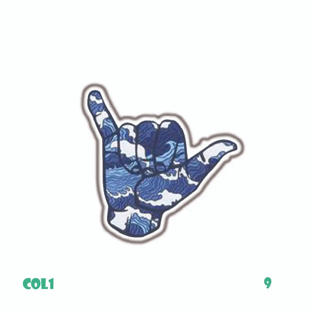 BLUE HAND HAND GESUSTER