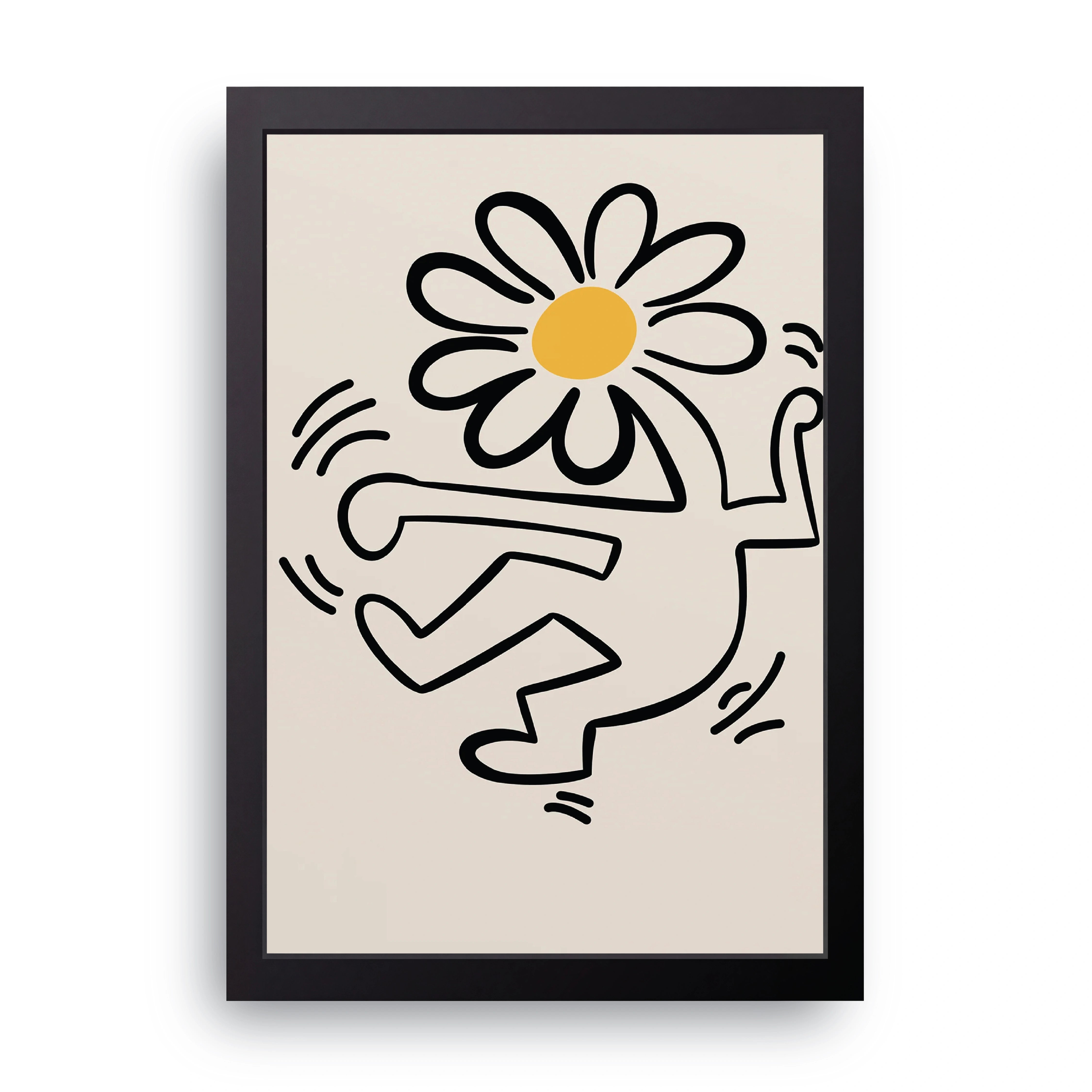 Keith Haring Flower FRAME