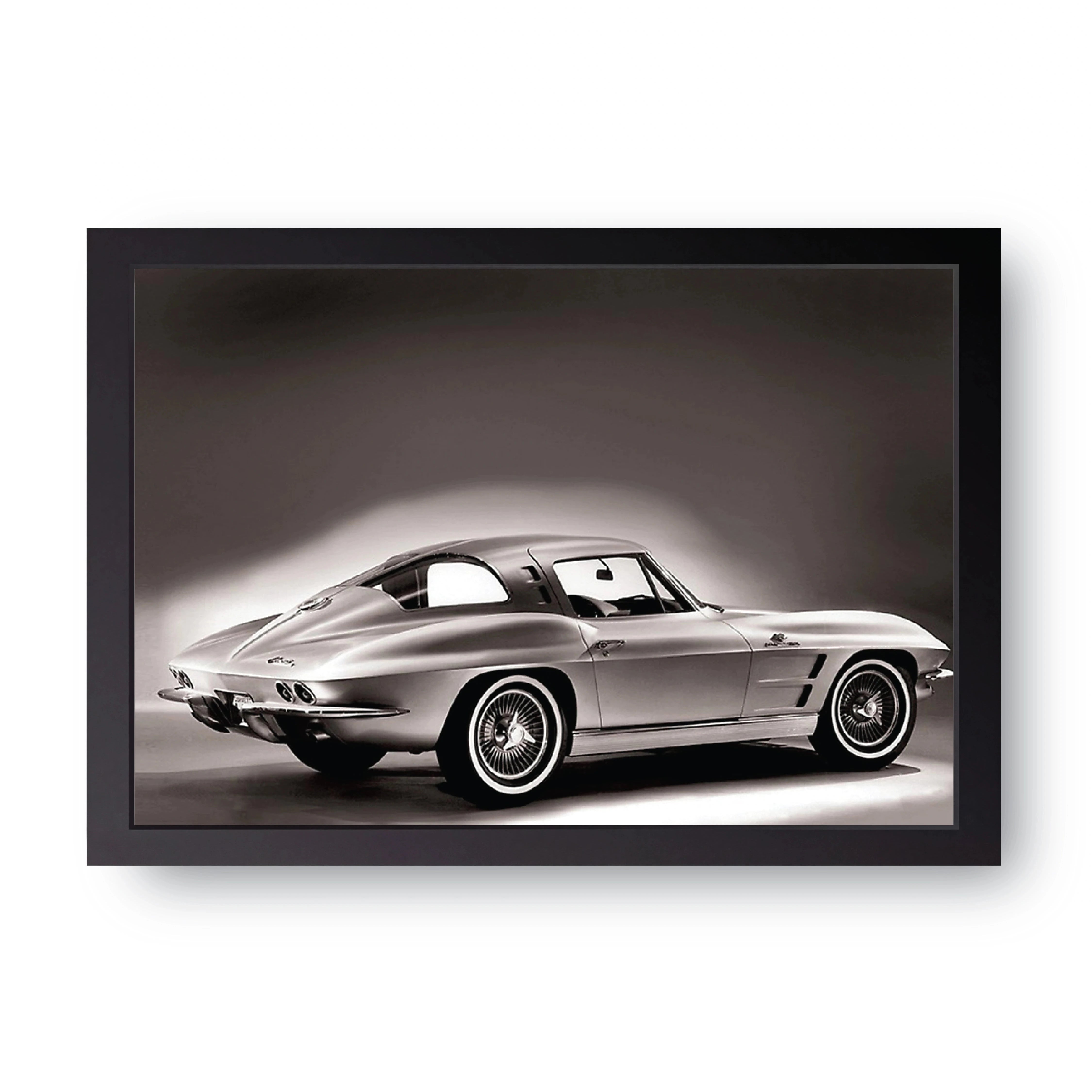 Silver Classic Car FRAME