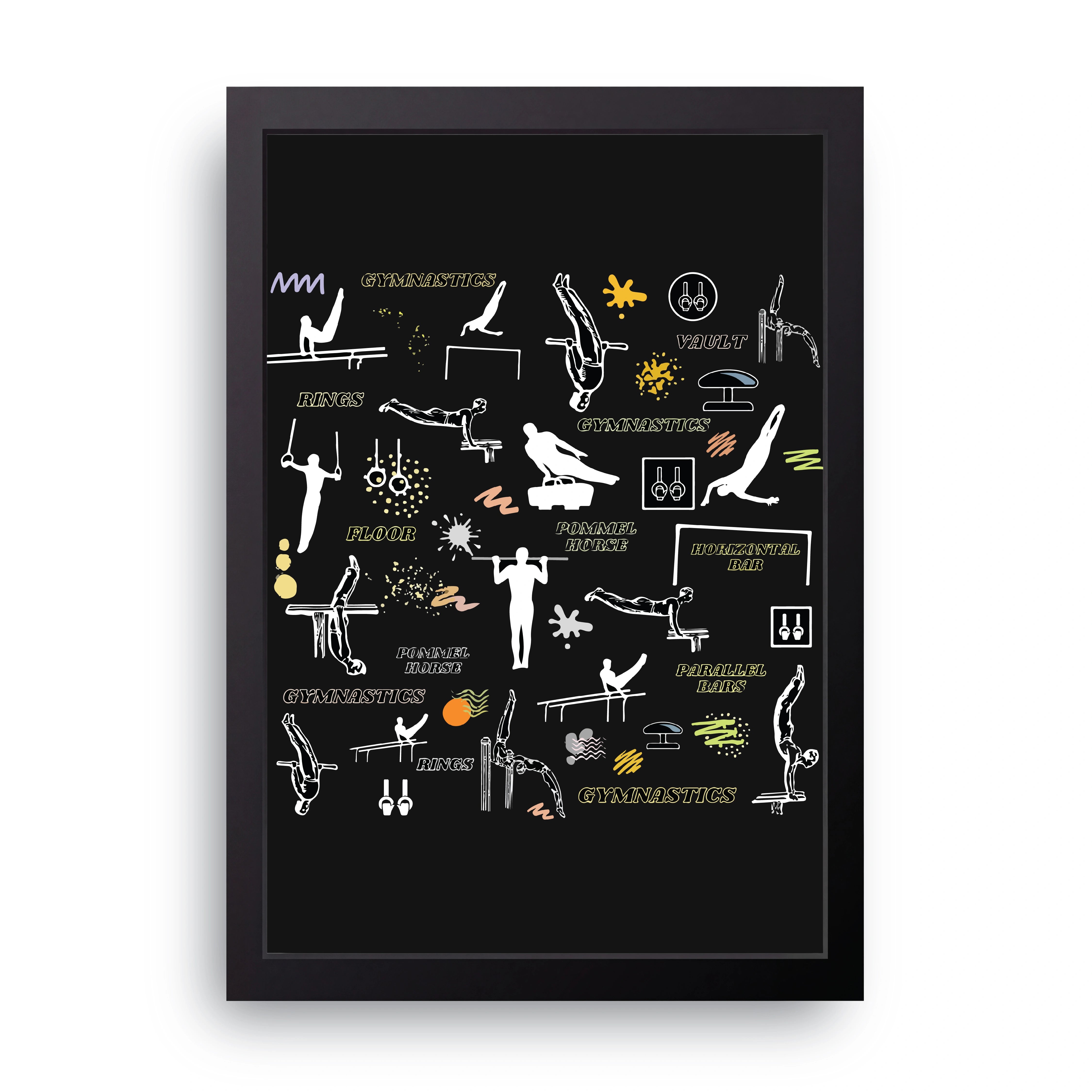 Gymnastics Icons FRAME