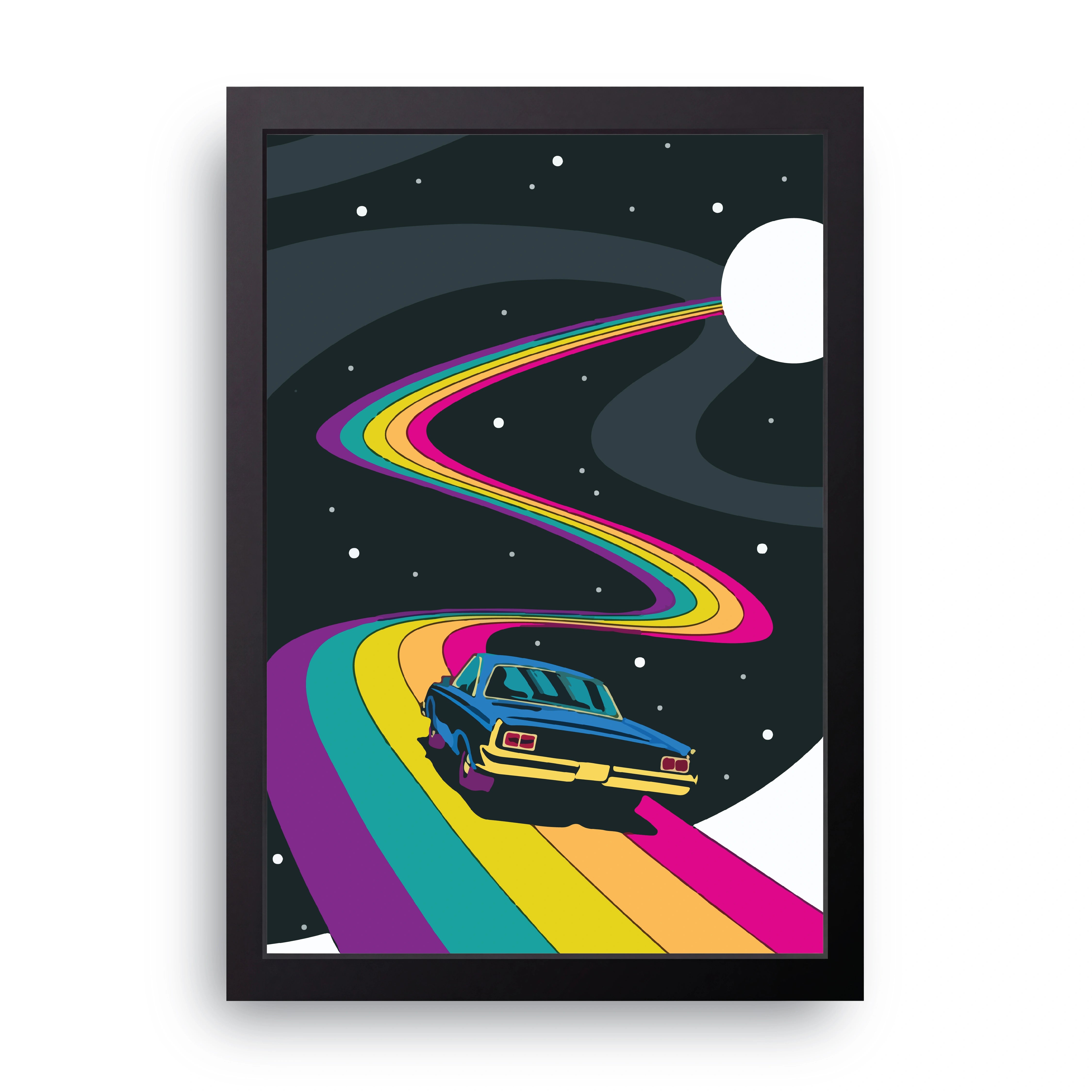 Rainbow Road Car FRAME