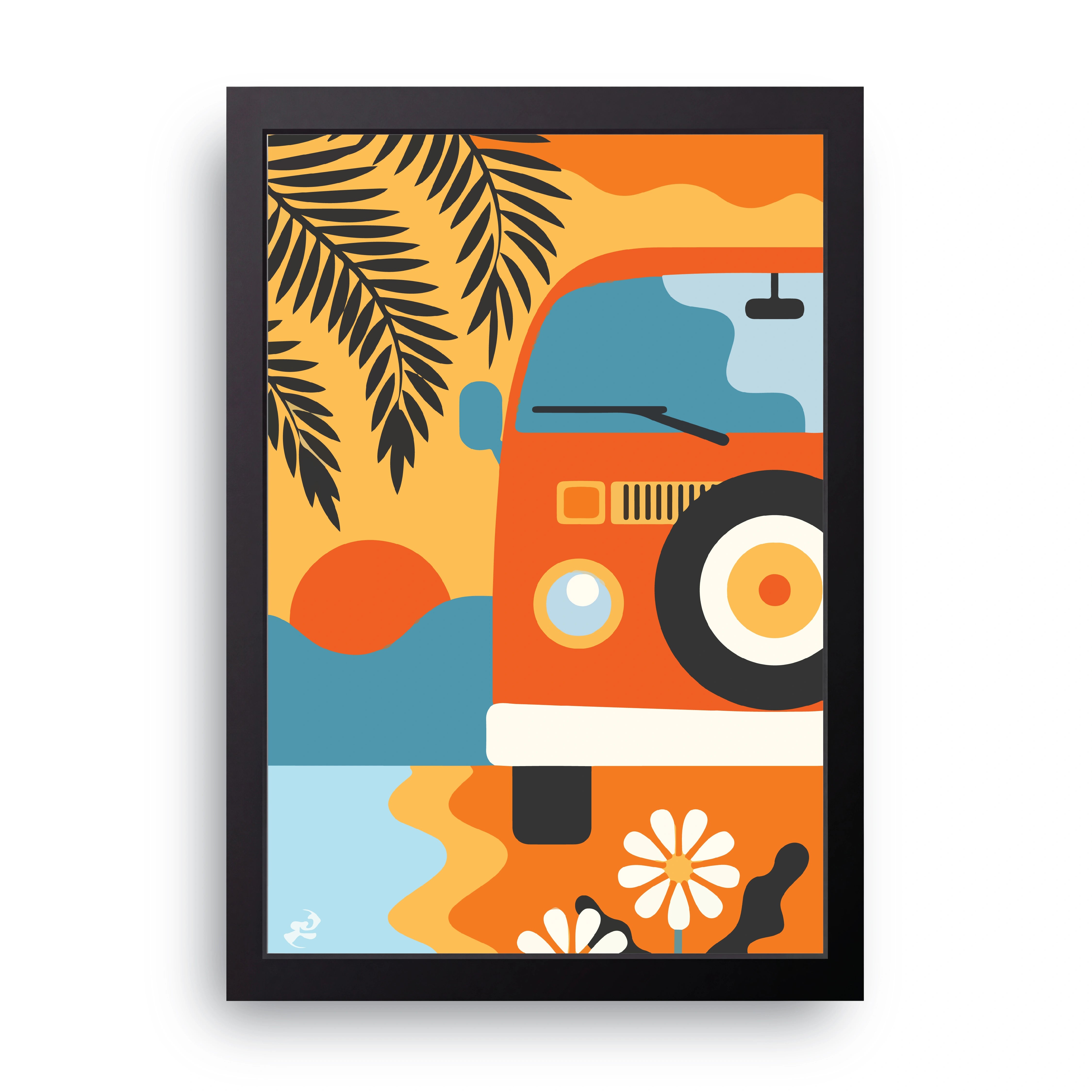 Sunset Van FRAME