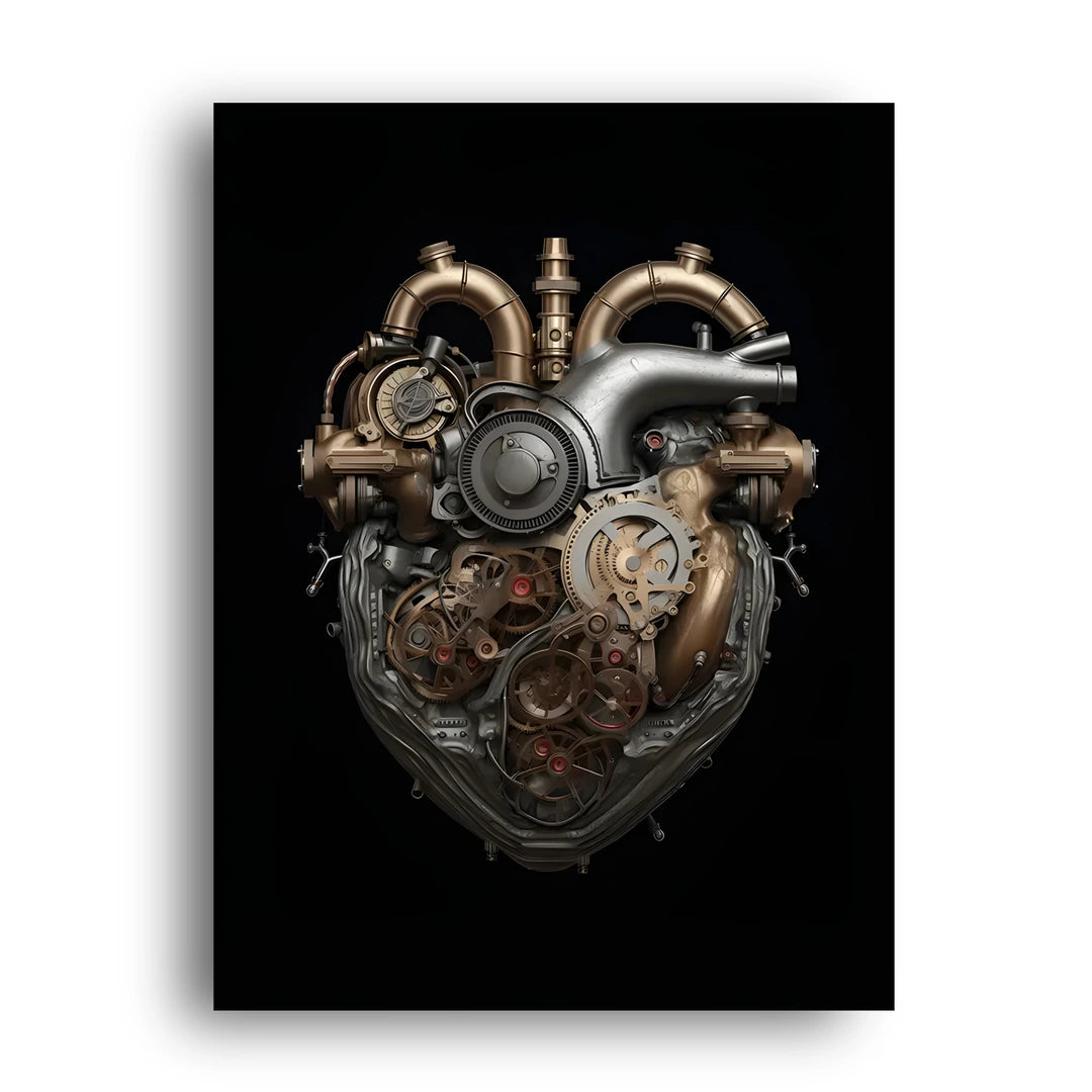 Clockwork Heart art poster unframed 350gsm paper