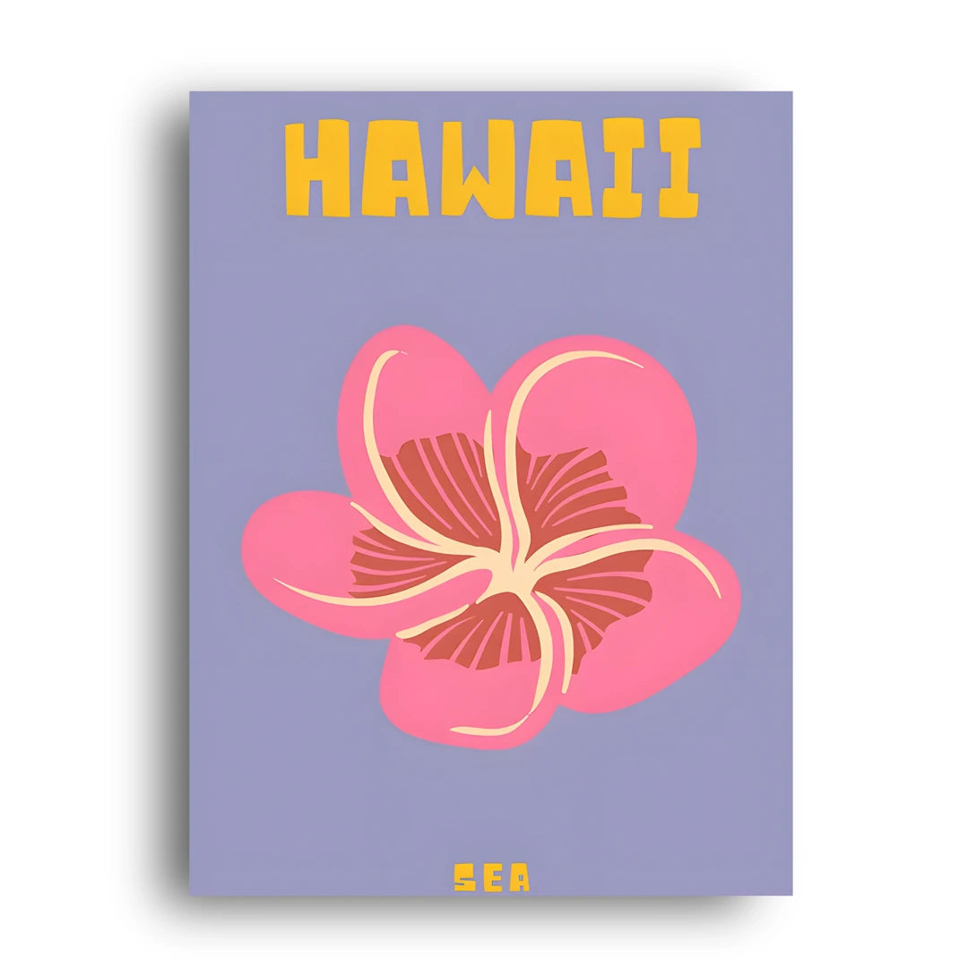 Hawaii travel poster unframed 350gsm paper