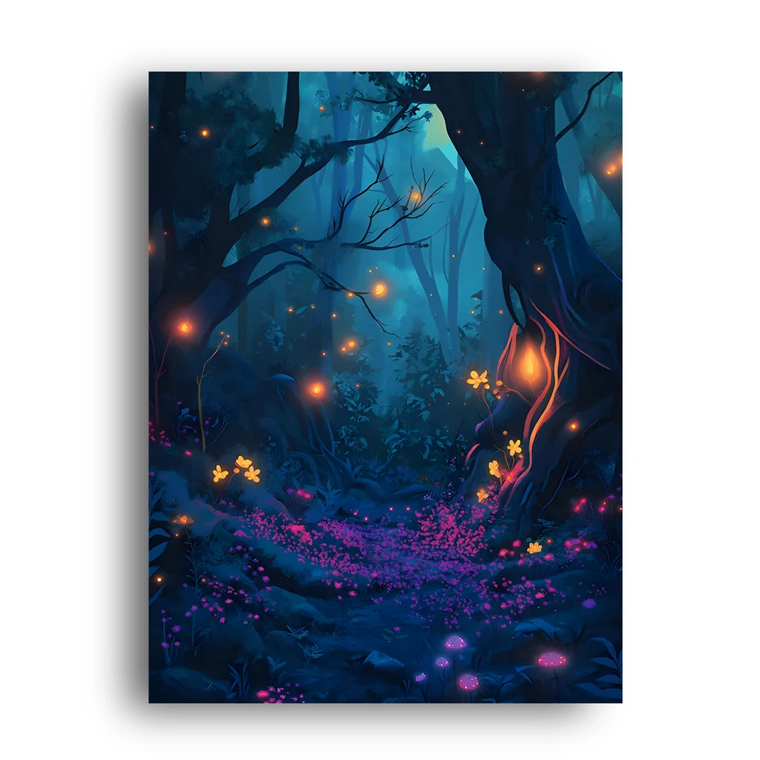Enchanted Forest art poster unframed 350gsm paper