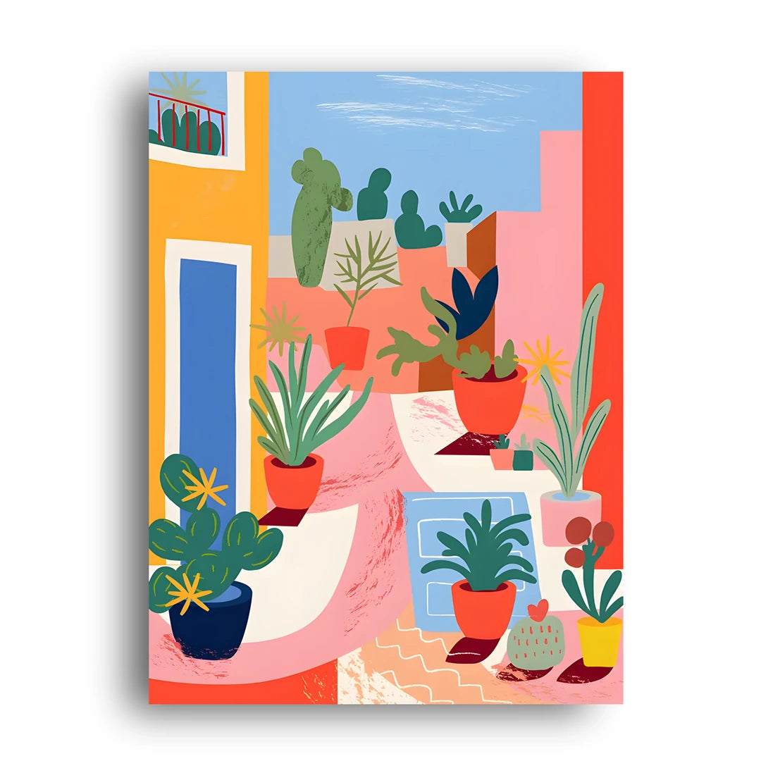 Plant Corner art poster unframed 350gsm paper