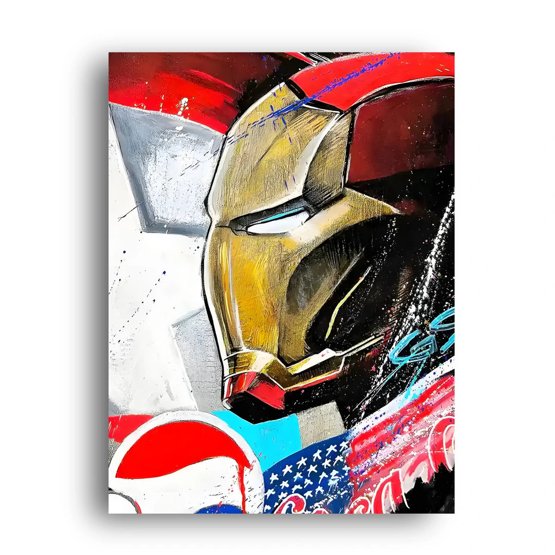 Armored Pop superhero poster unframed 350gsm paper