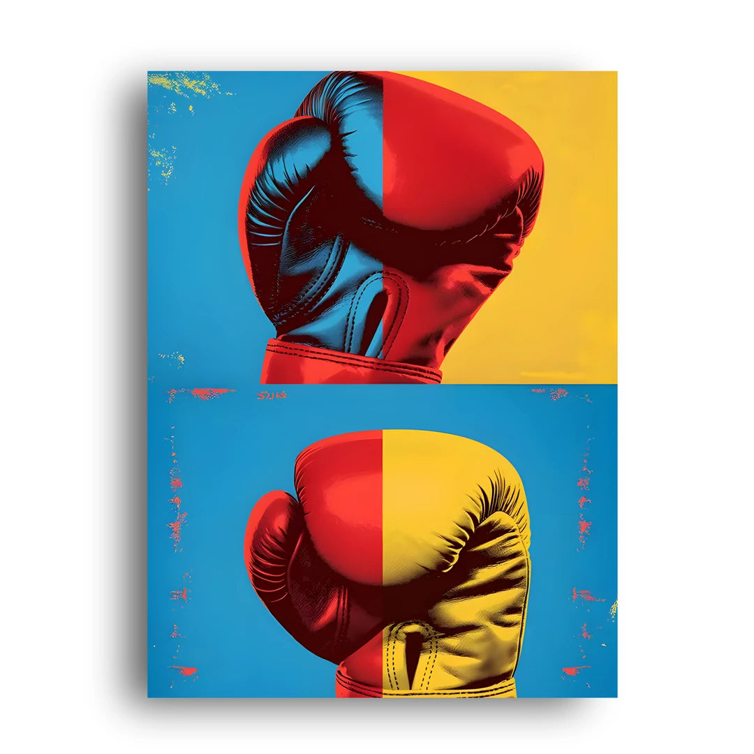 Pop Boxing Gloves sport poster unframed 350gsm paper