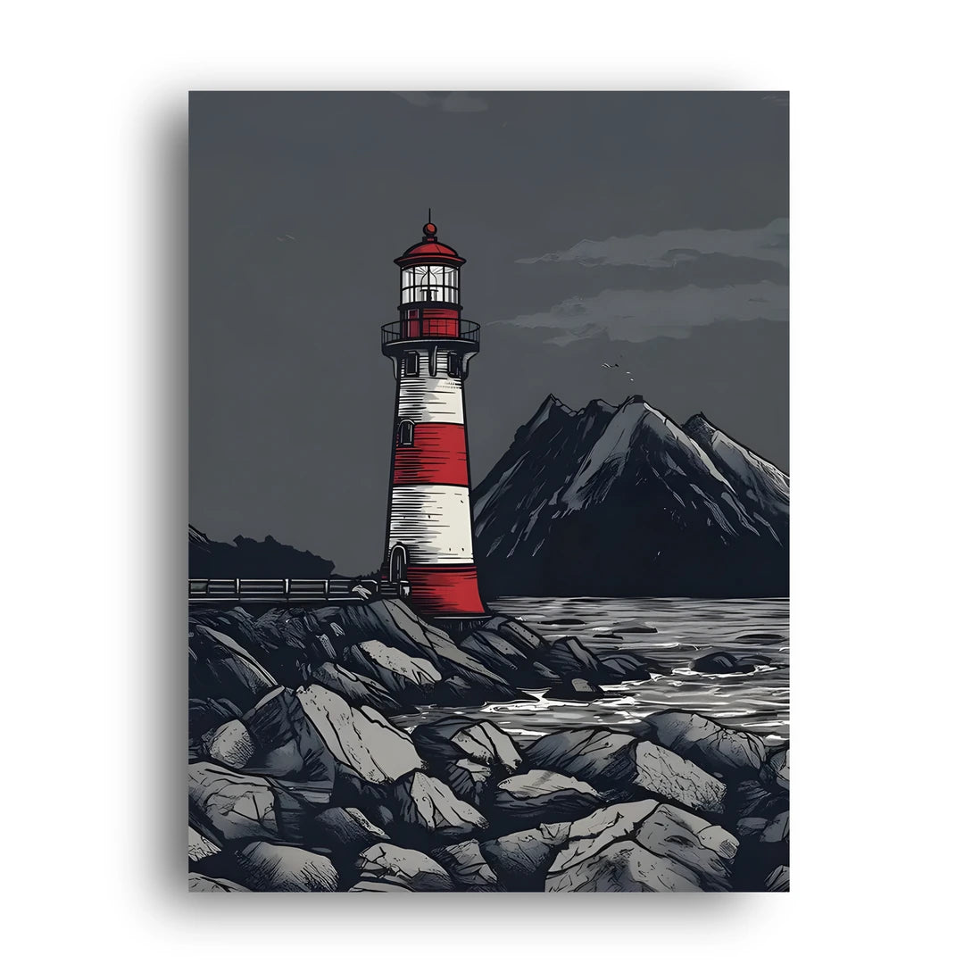 Beacon Of Solitude art poster unframed 350gsm paper