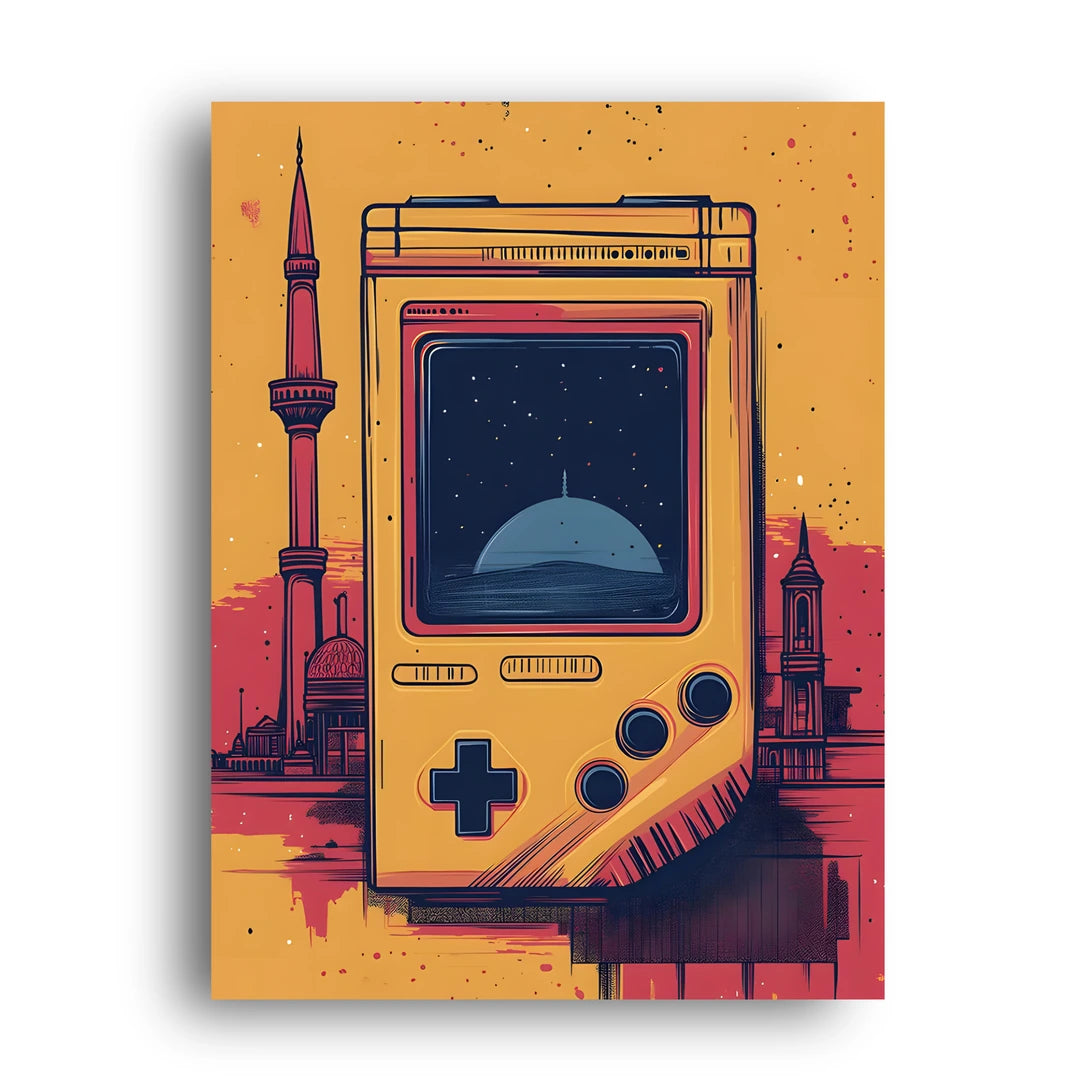 Handheld Skyline gaming poster unframed 350gsm paper