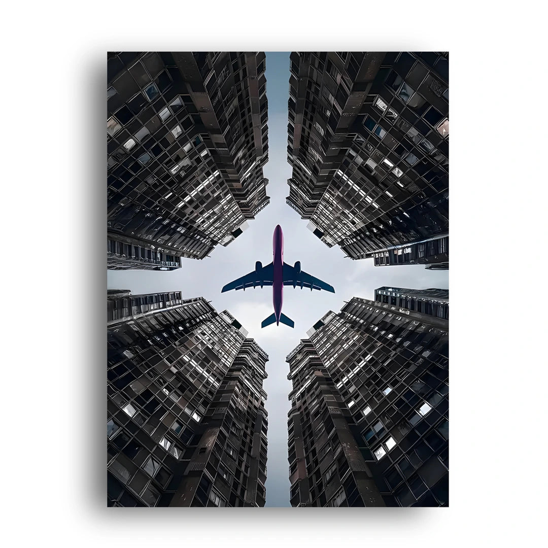 Between The Blocks art poster unframed 350gsm paper