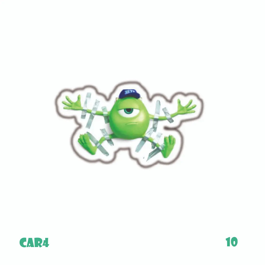 monsters inc logo sticker MONSTERS INC [10]