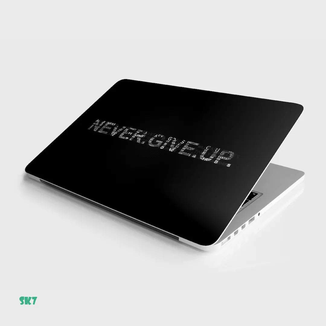 NEVER-GIVE-UP: LAPTOP SKIN