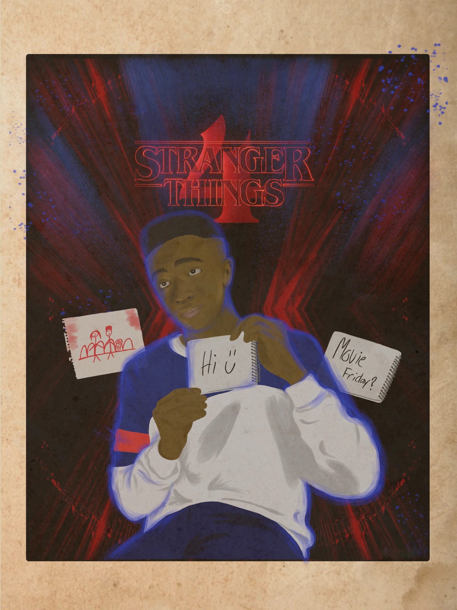 LUCAS STRANGER THINGS