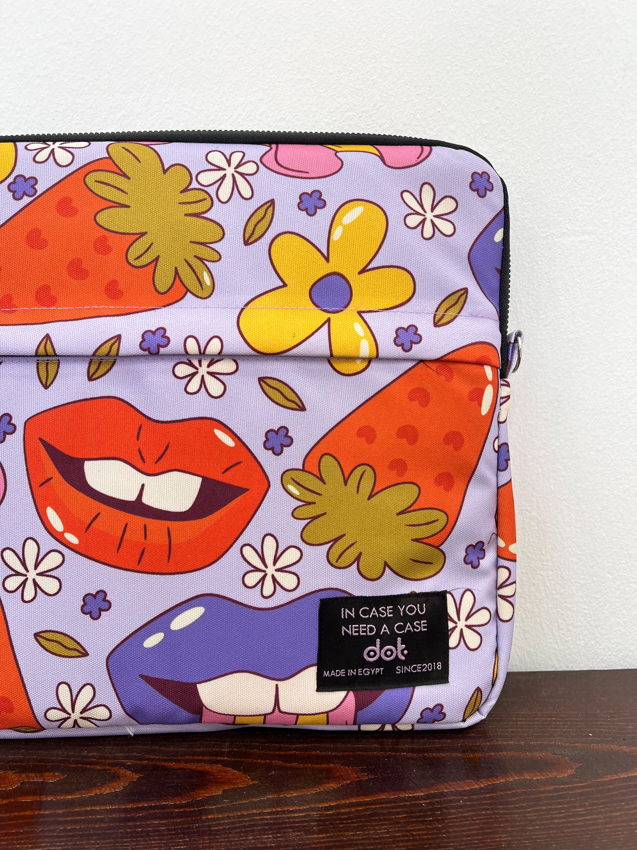 Pop explosion in lavender 13 inch Laptop Sleeve