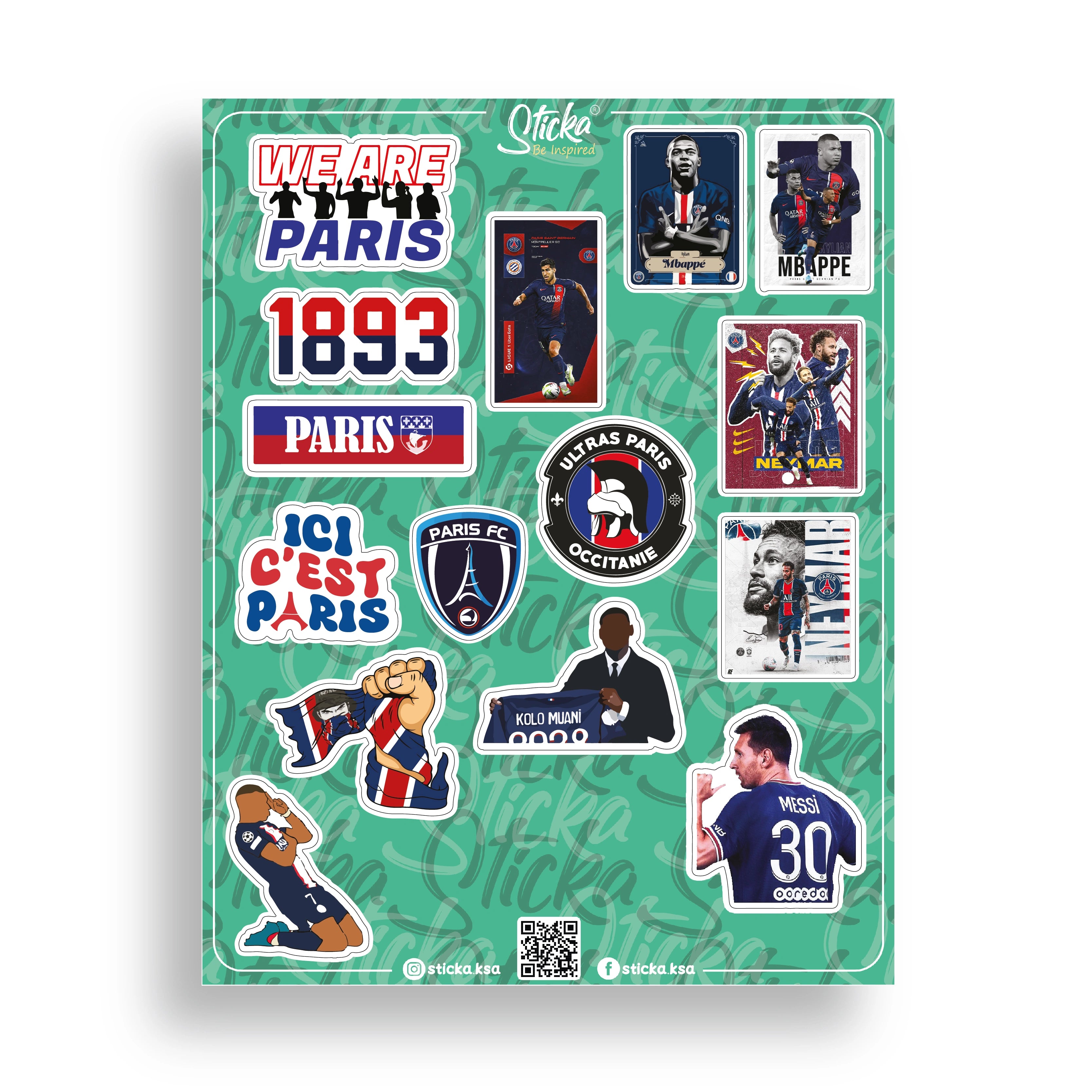 PARIS SAINT-GERMAN SHEET