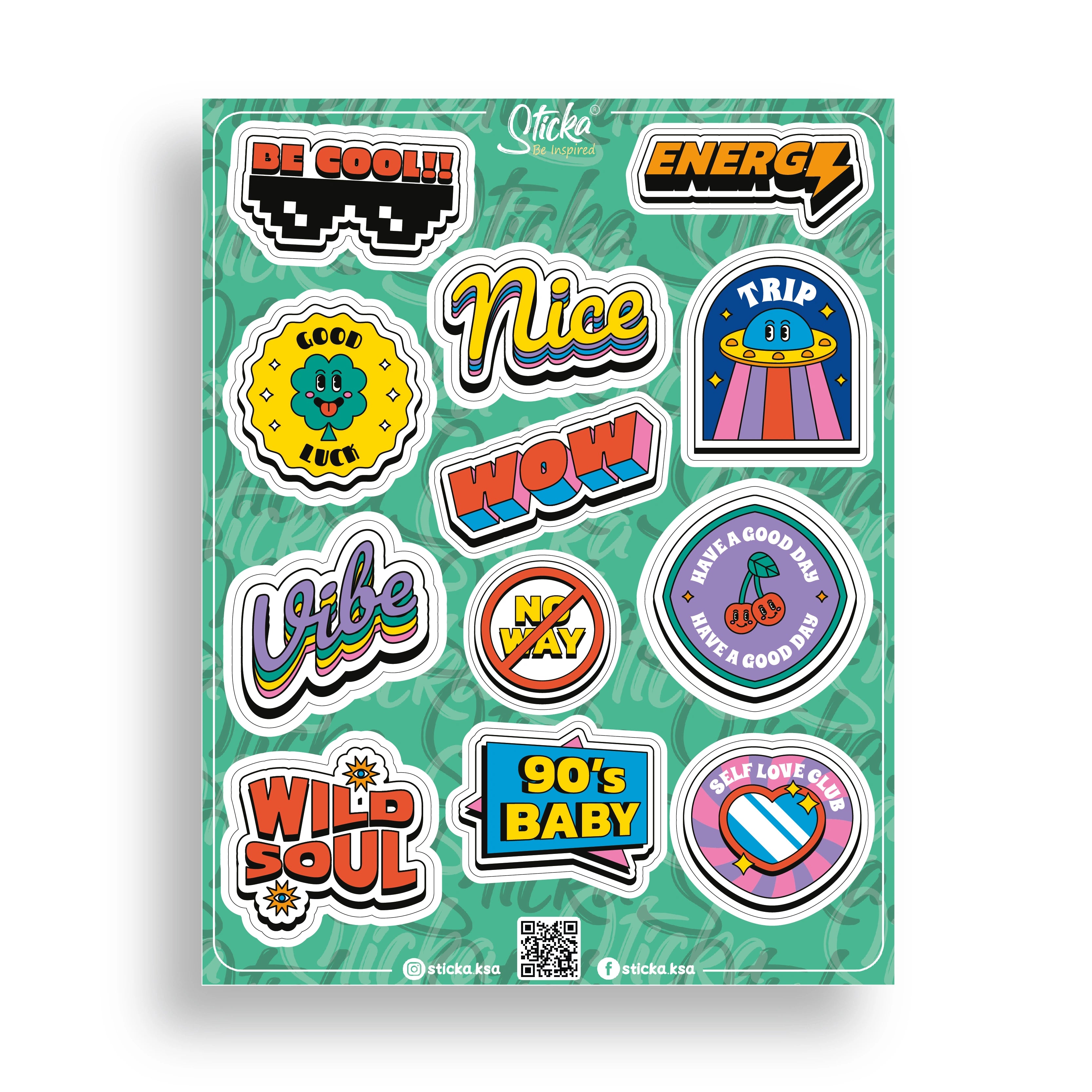 90'S VIBES SHEET