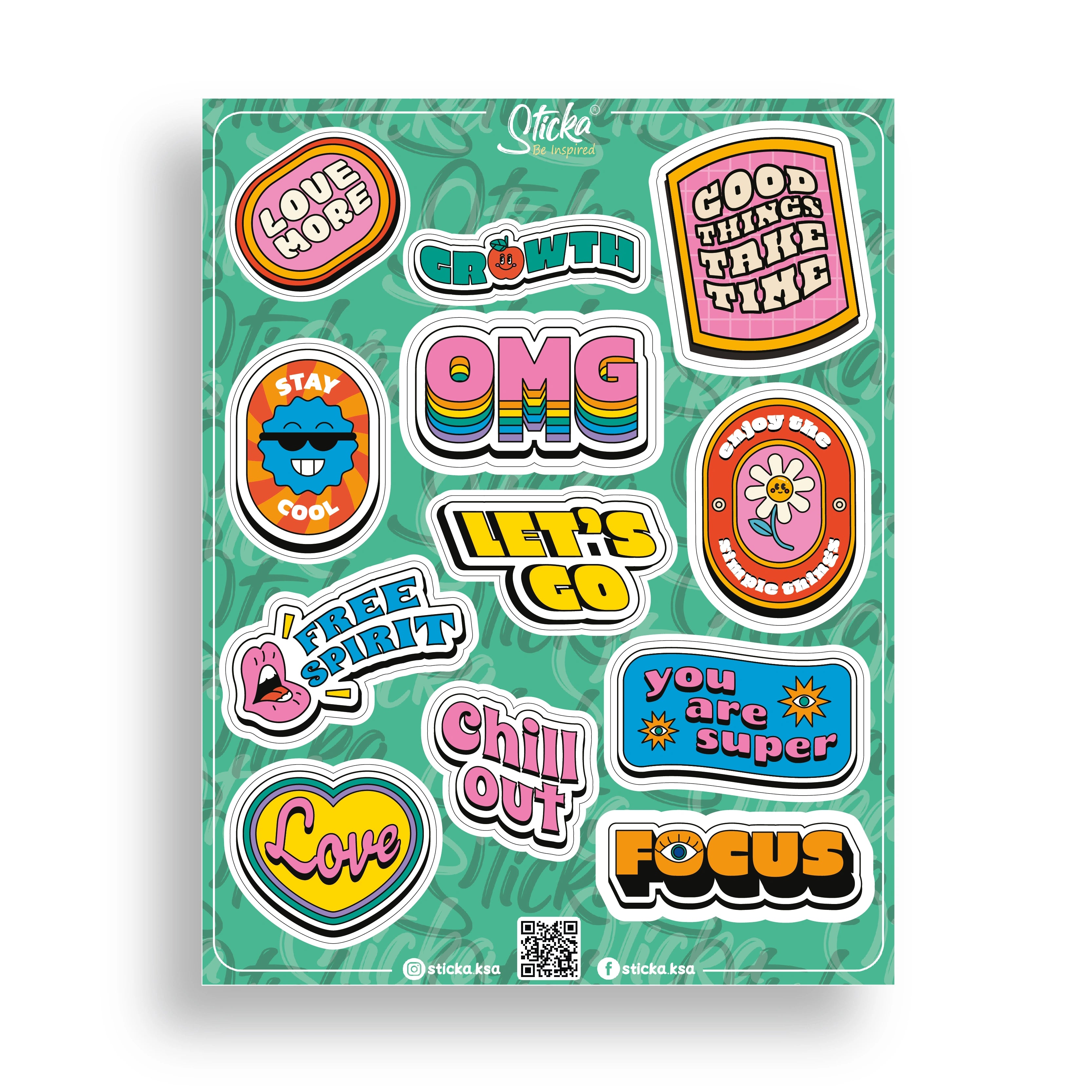 RETRO VIBES SHEET