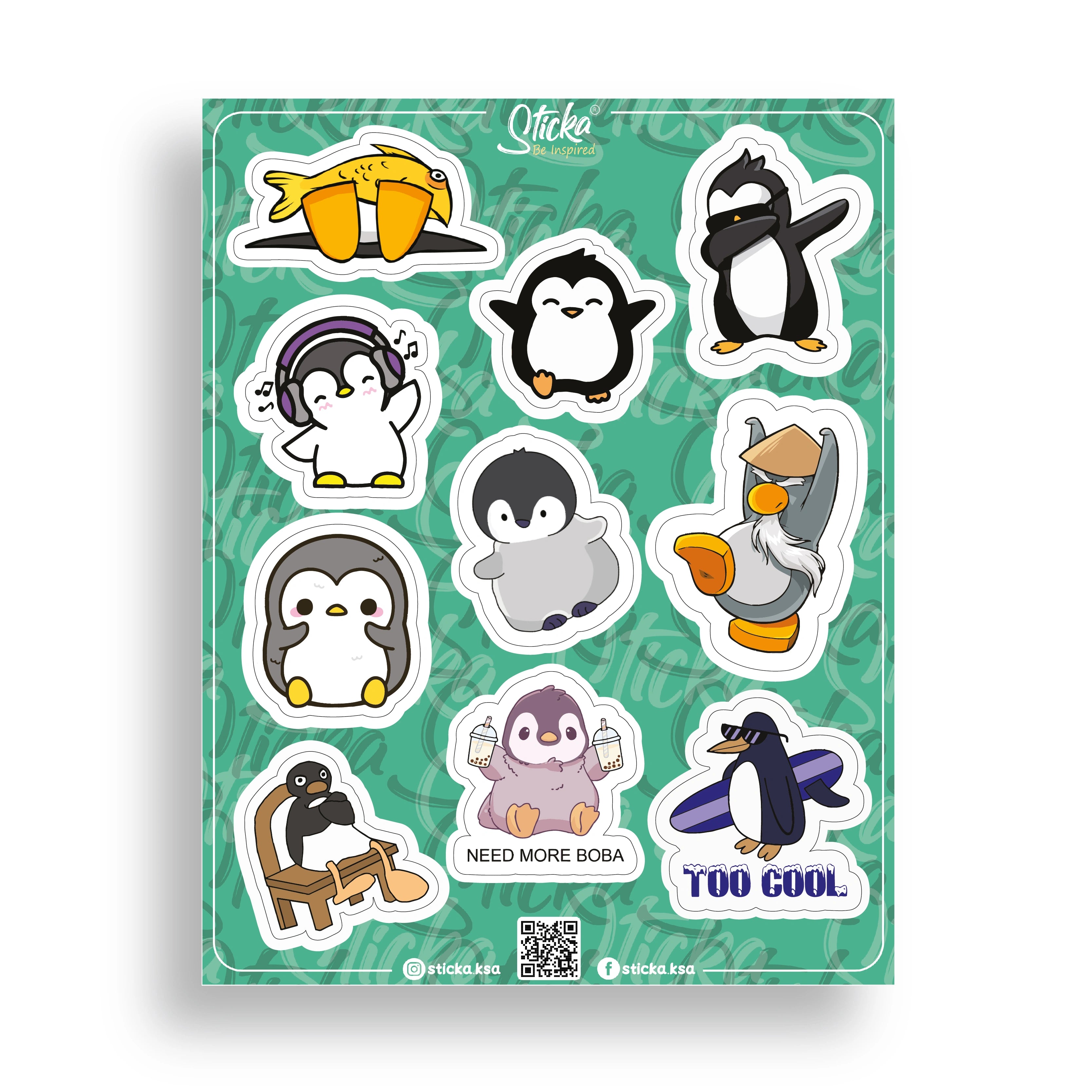 COOL PENGUIN SHEET