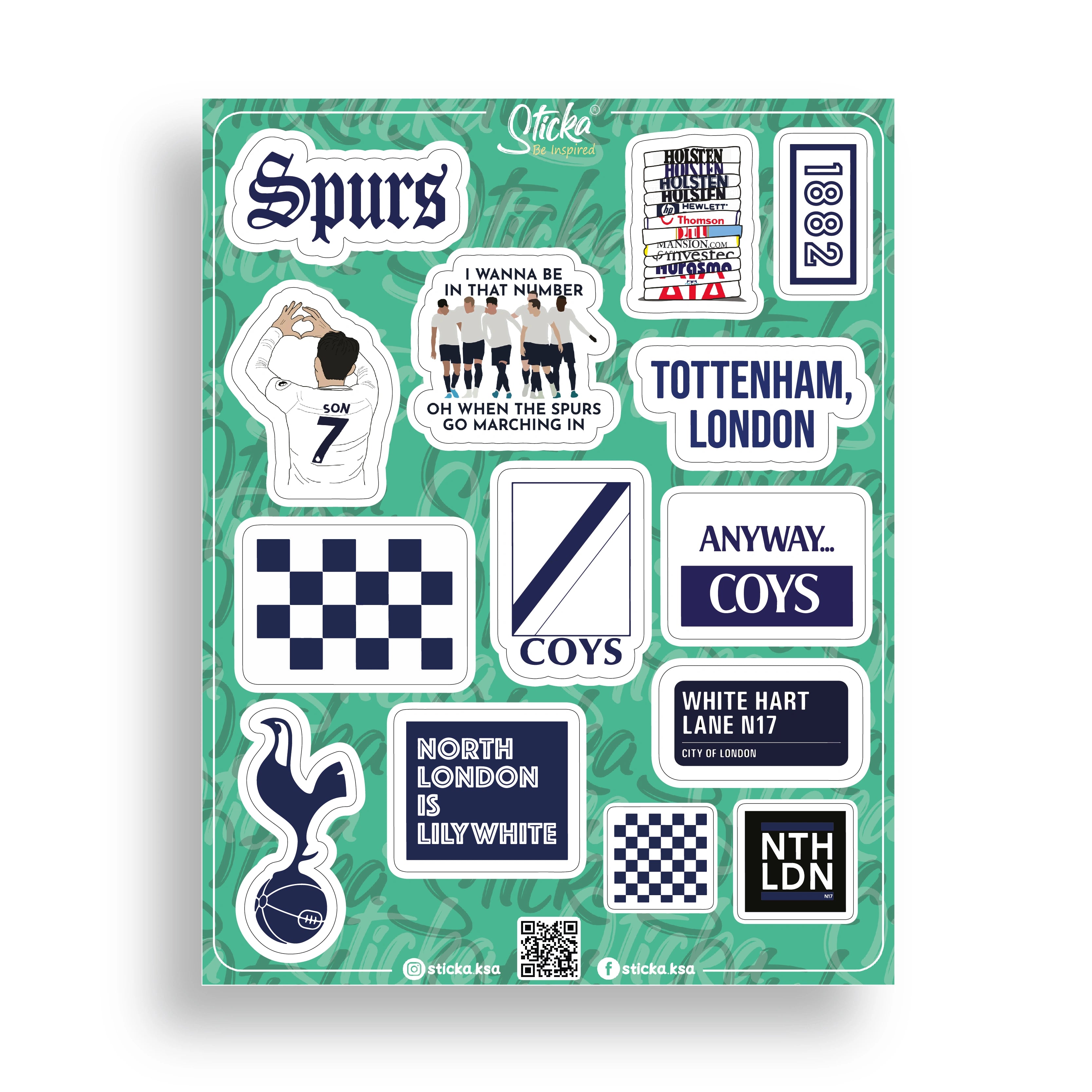TOTTENHAM 1882 SHEET