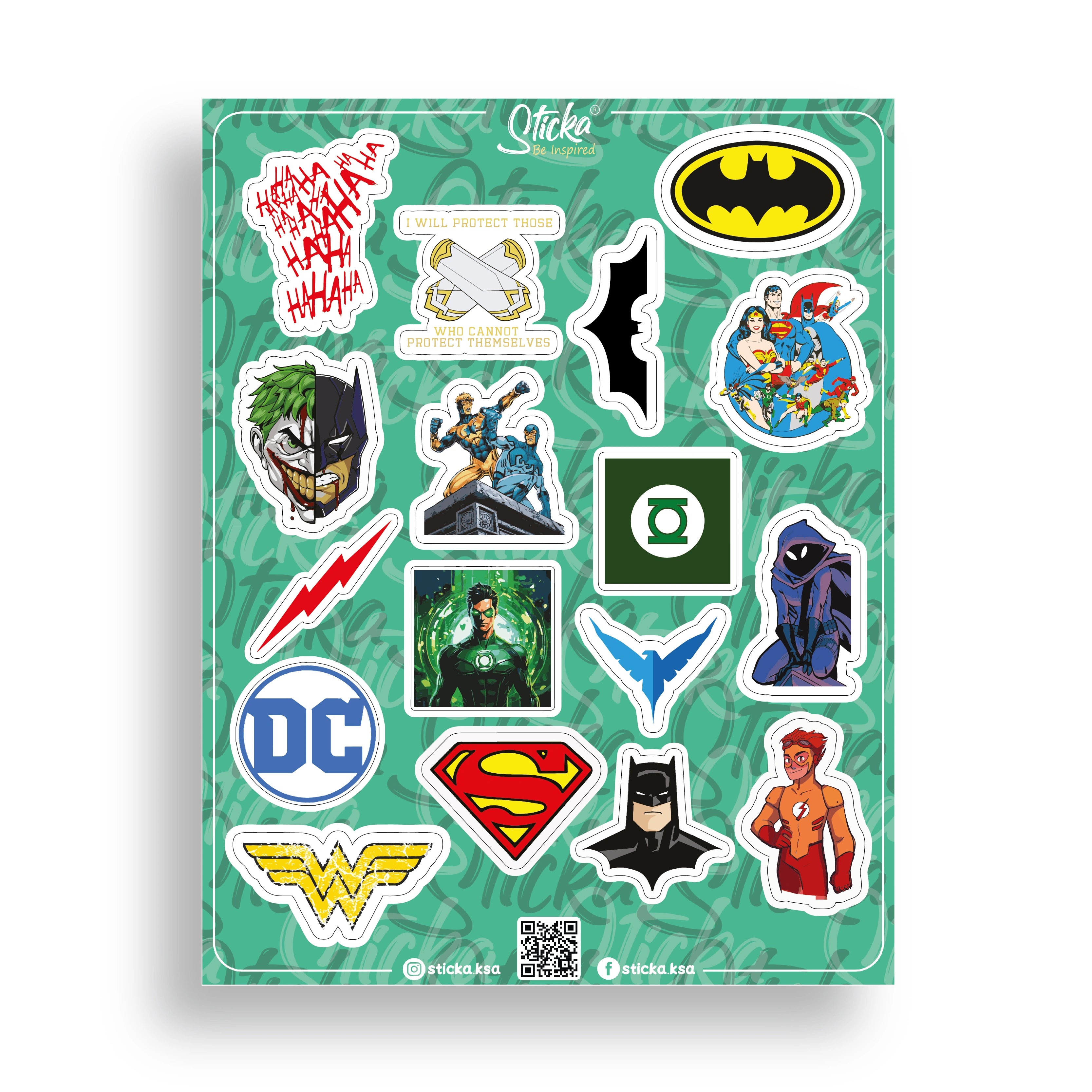 DC HEROES SHEET