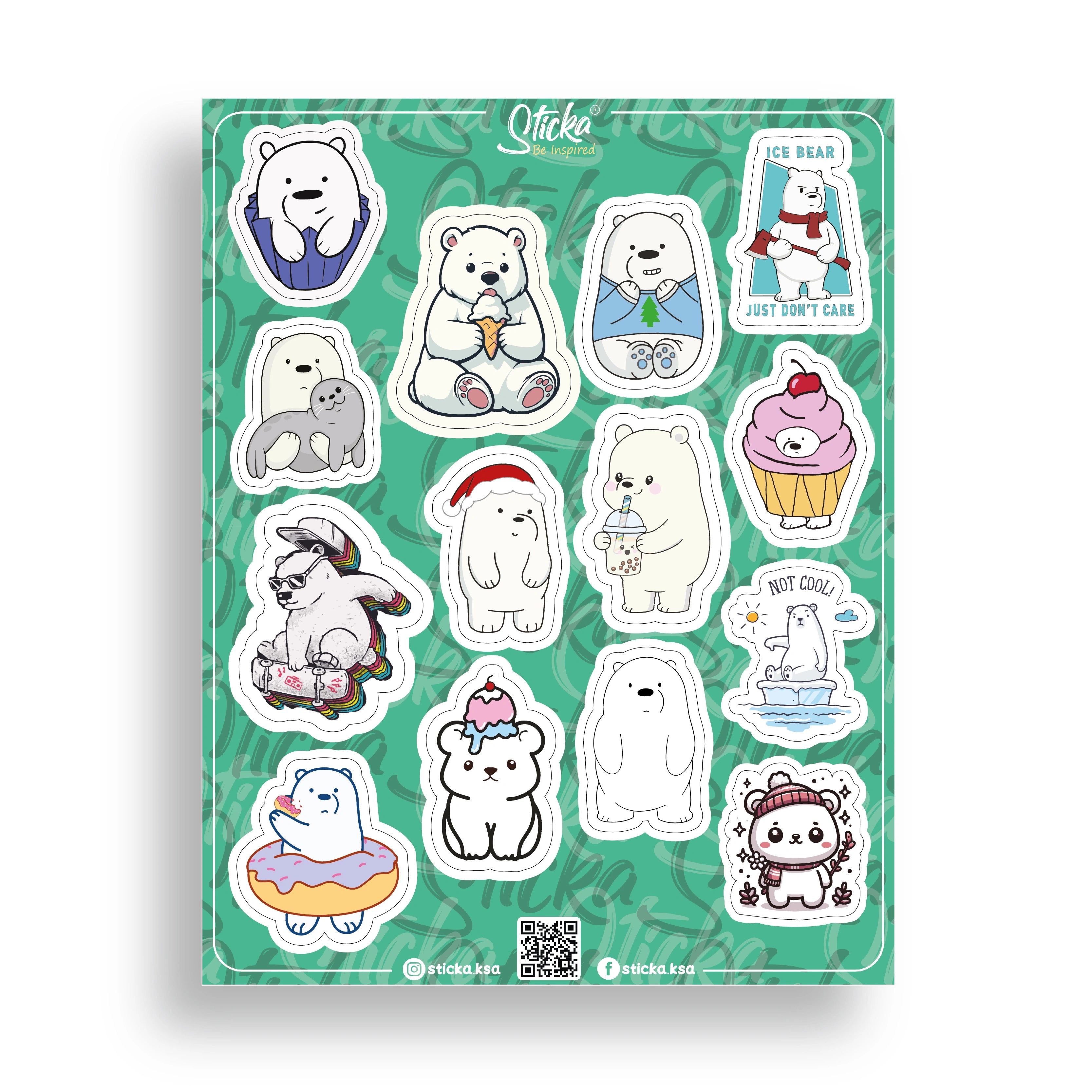 POLAR BEAR PALS SHEET