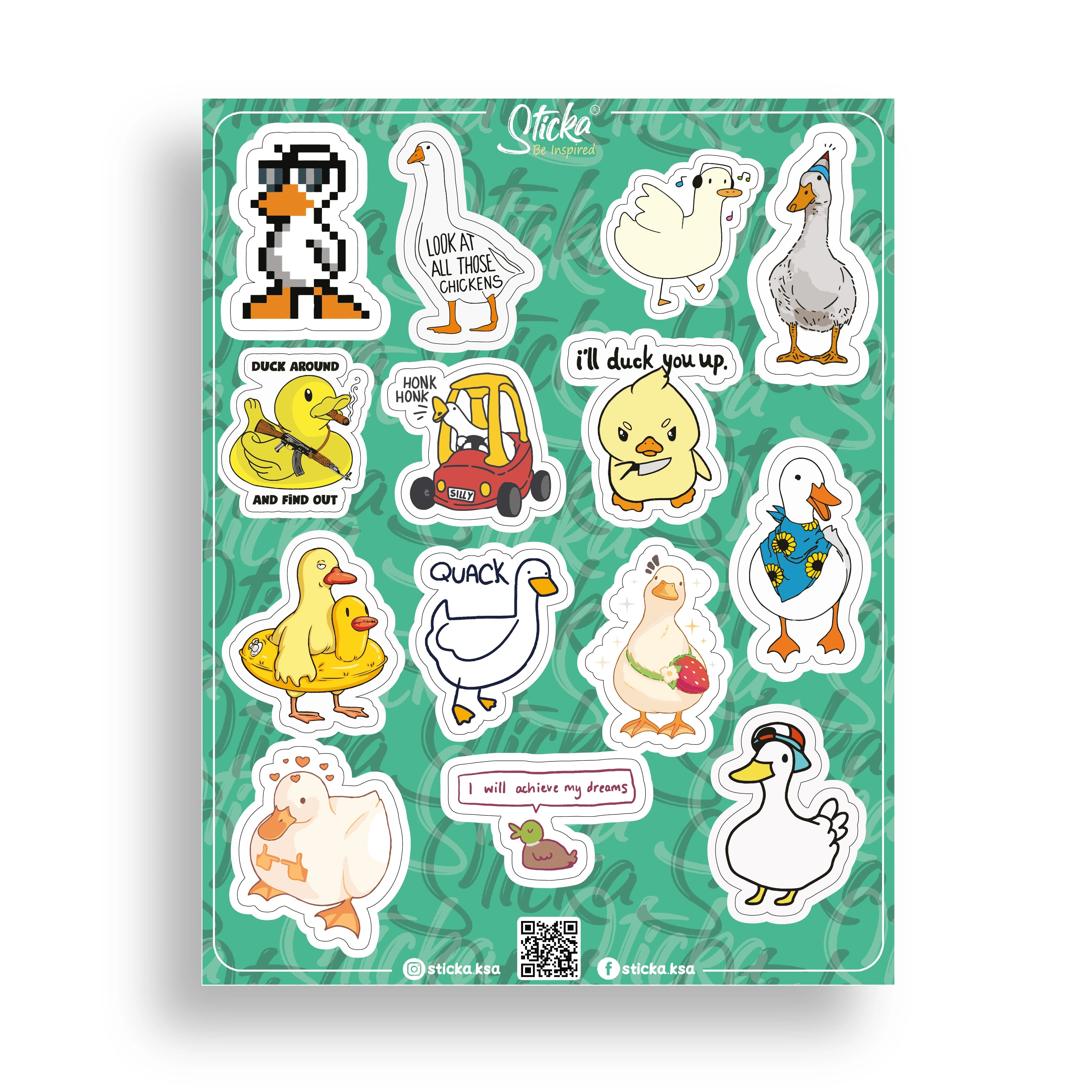 QUACKY CREW SHEET