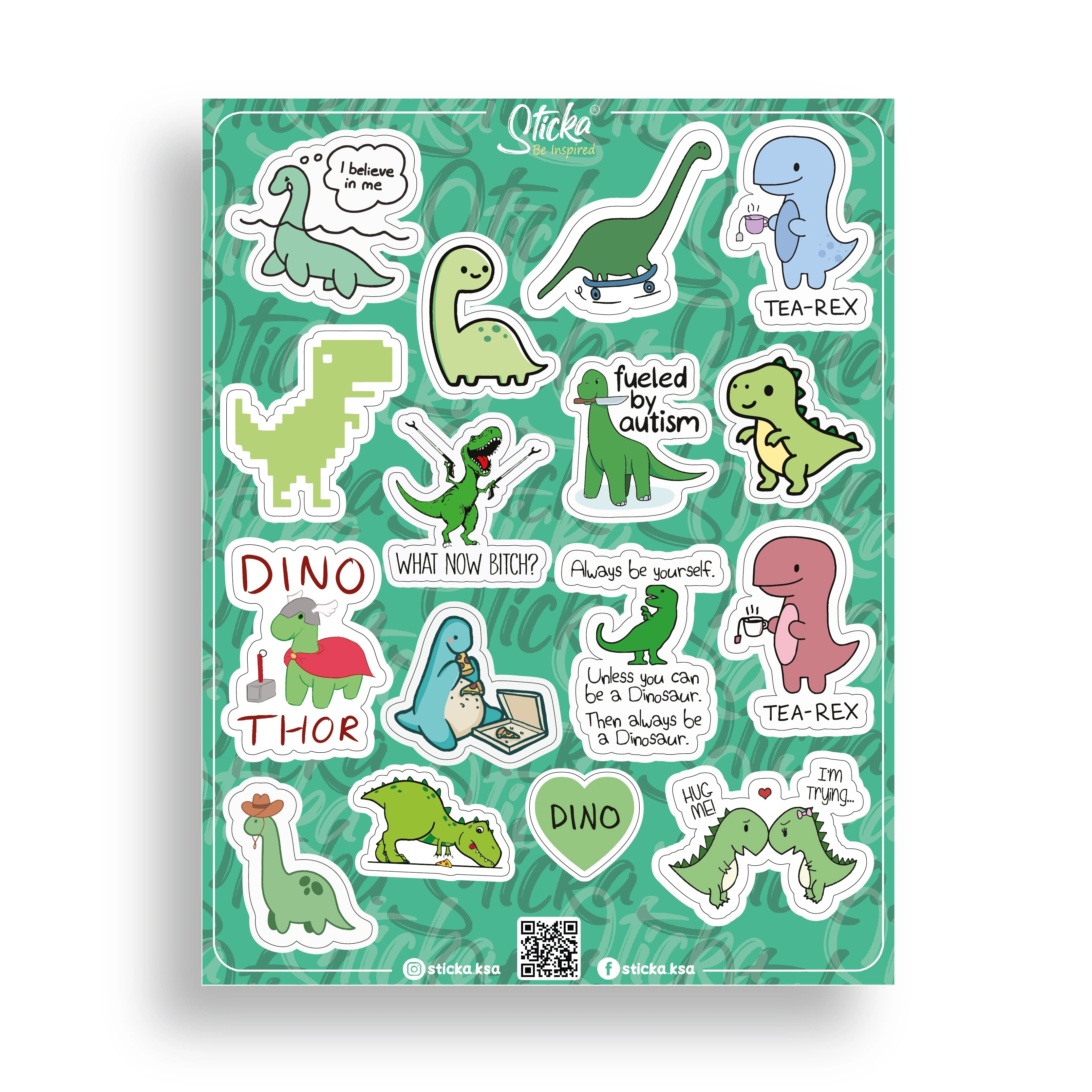 DINO SQUAD SHEET