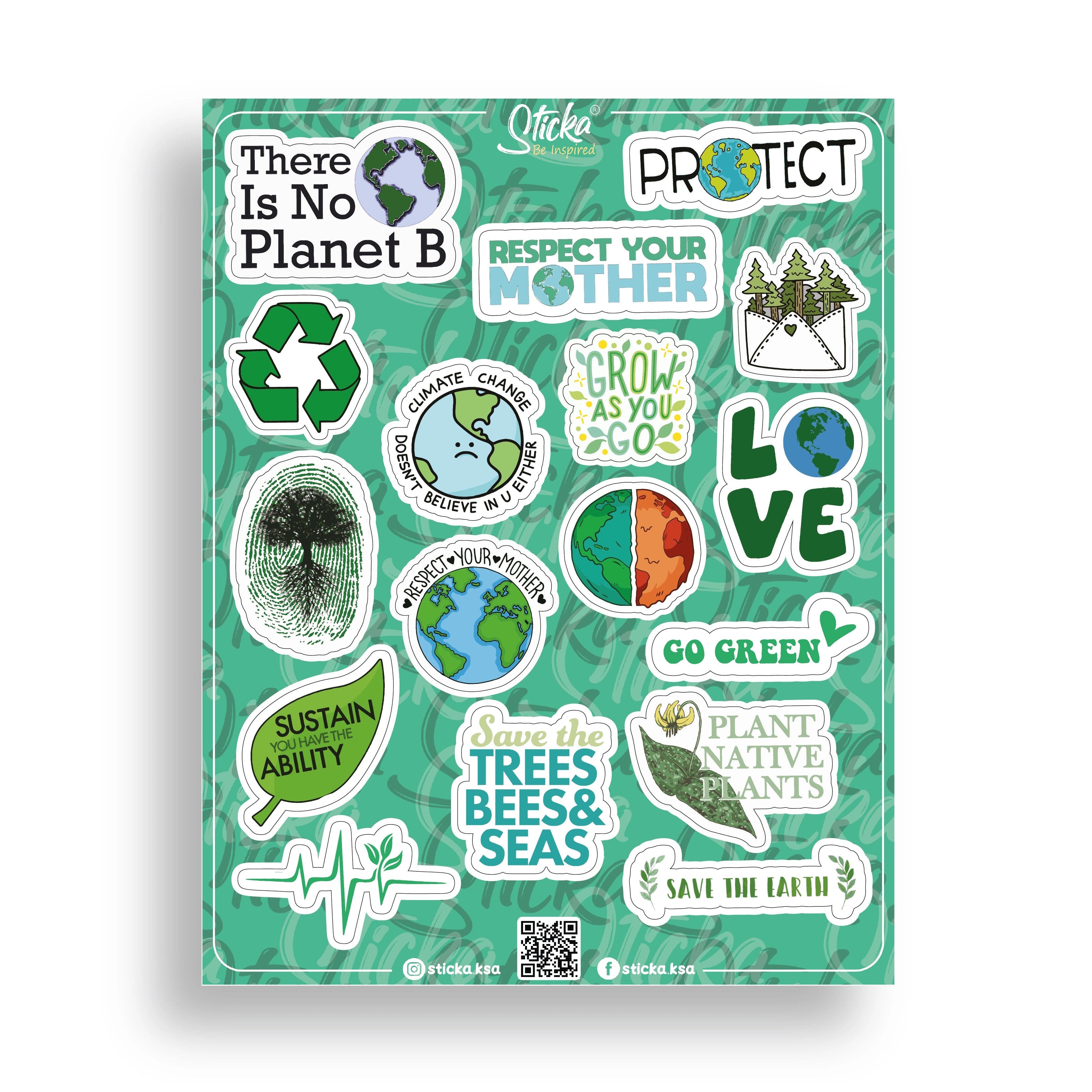 SAVE THE EARTH SHEET