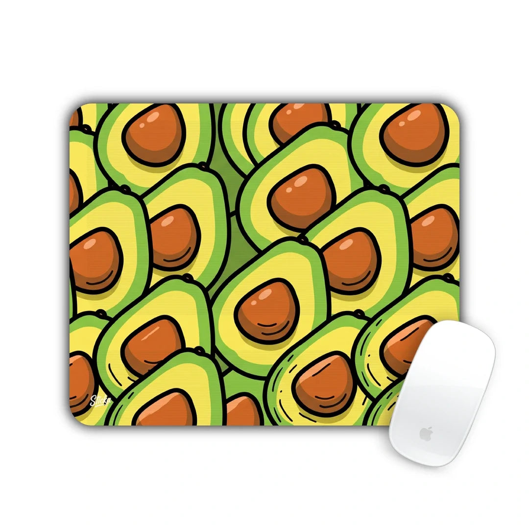 Avocado pattern mouse pad 23x19