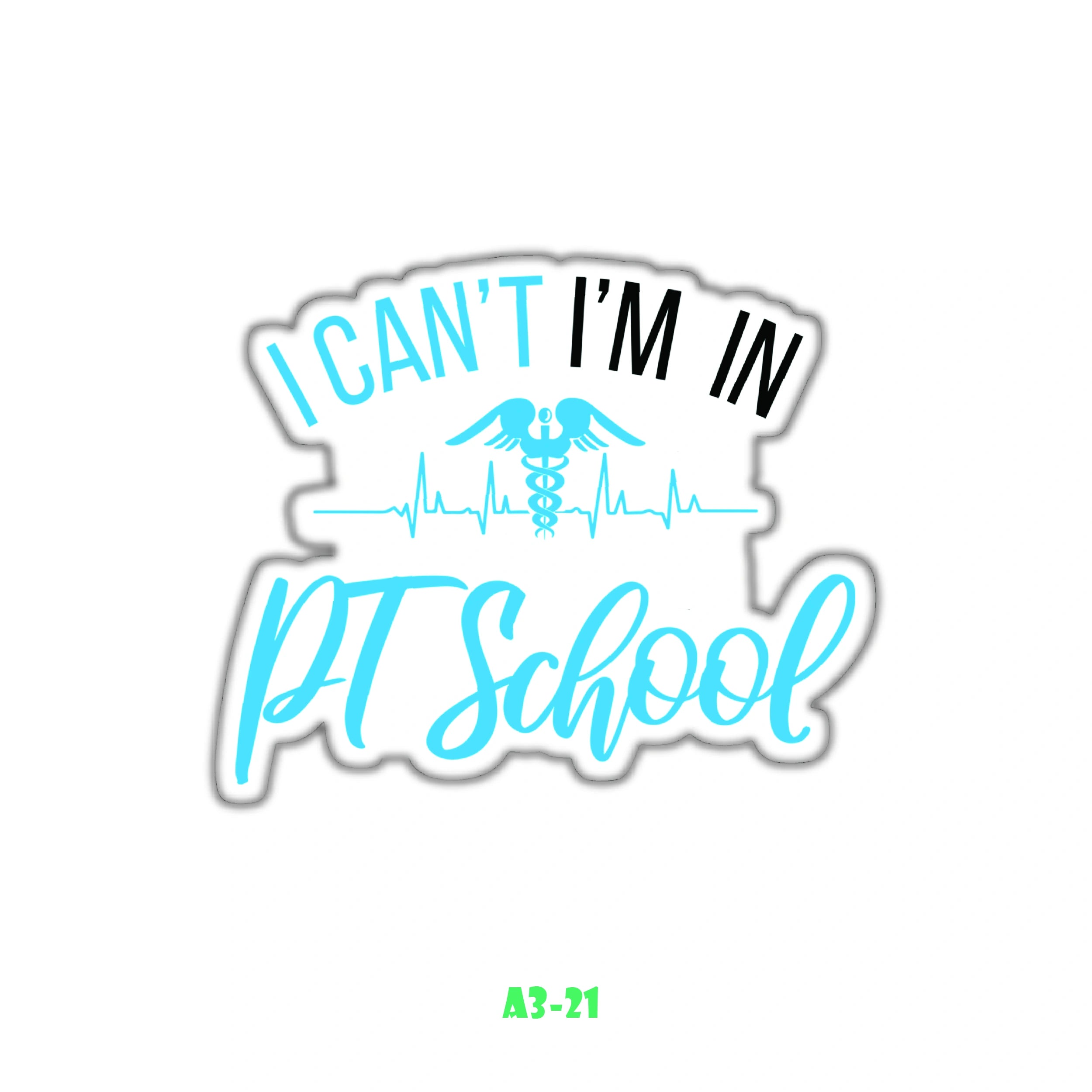 I CAN'T I'M IN PT SCHOOL
