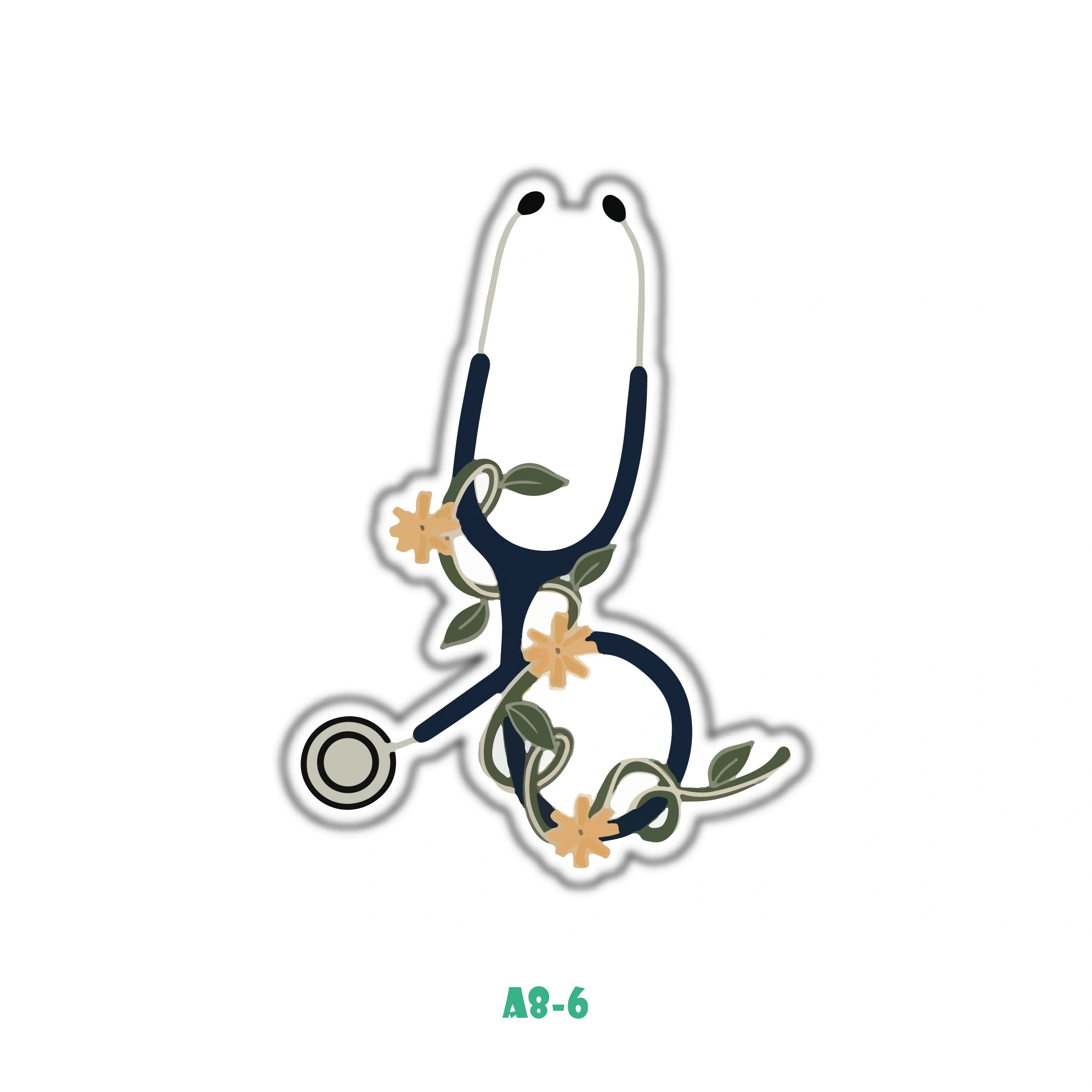 FLORAL STETHOSCOPE