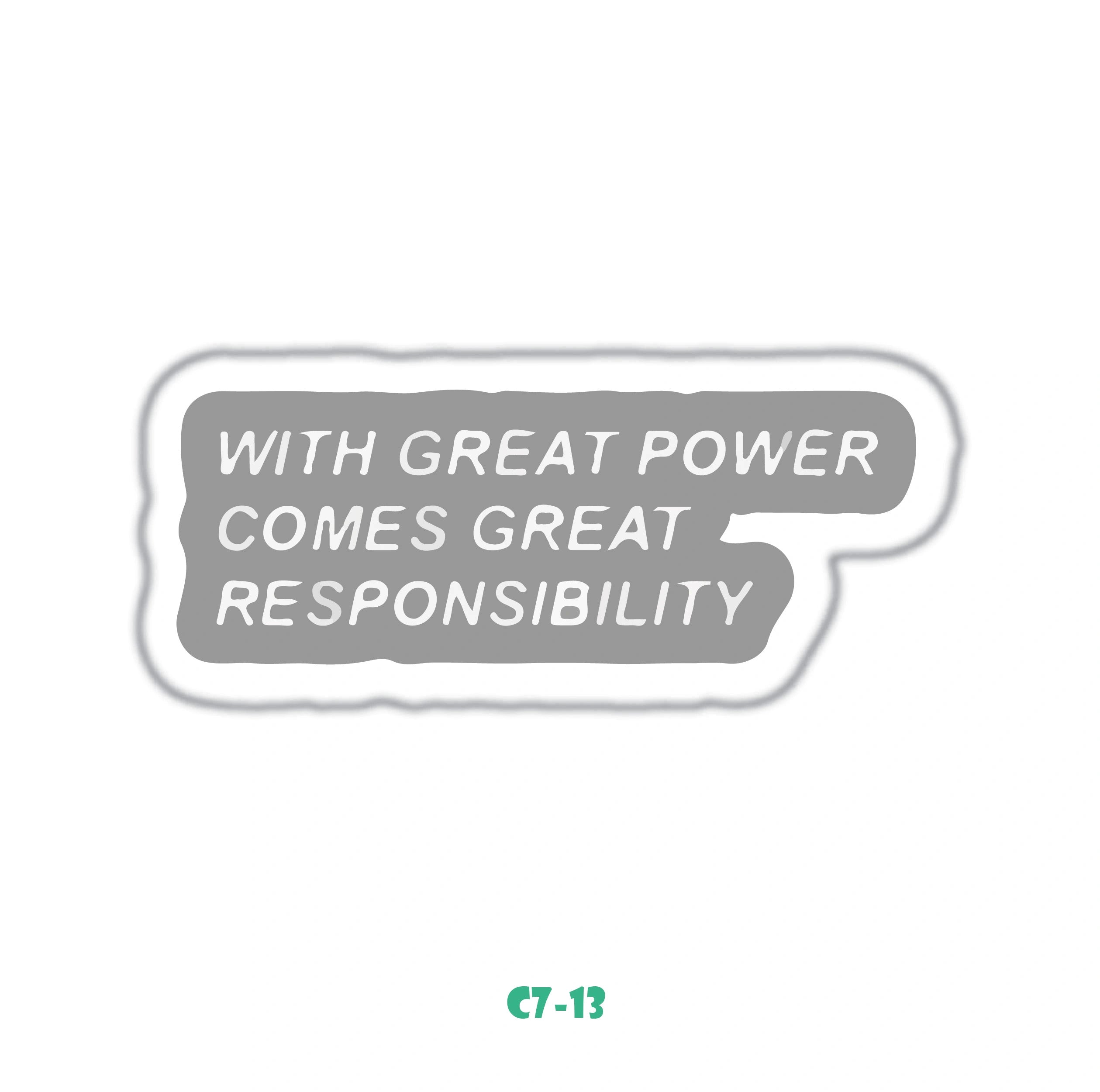 WITH GREAT POWER