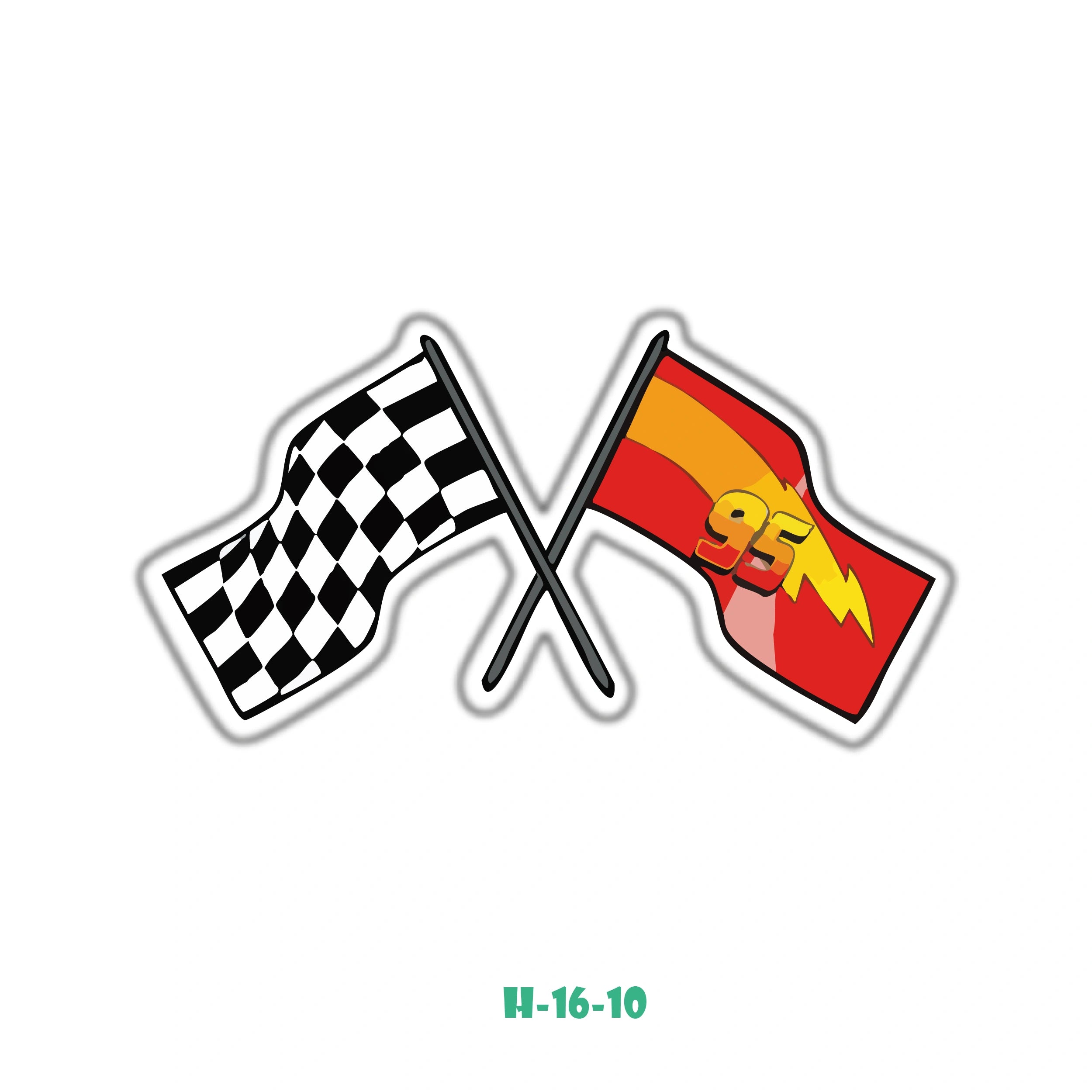 Pixar's cars flags