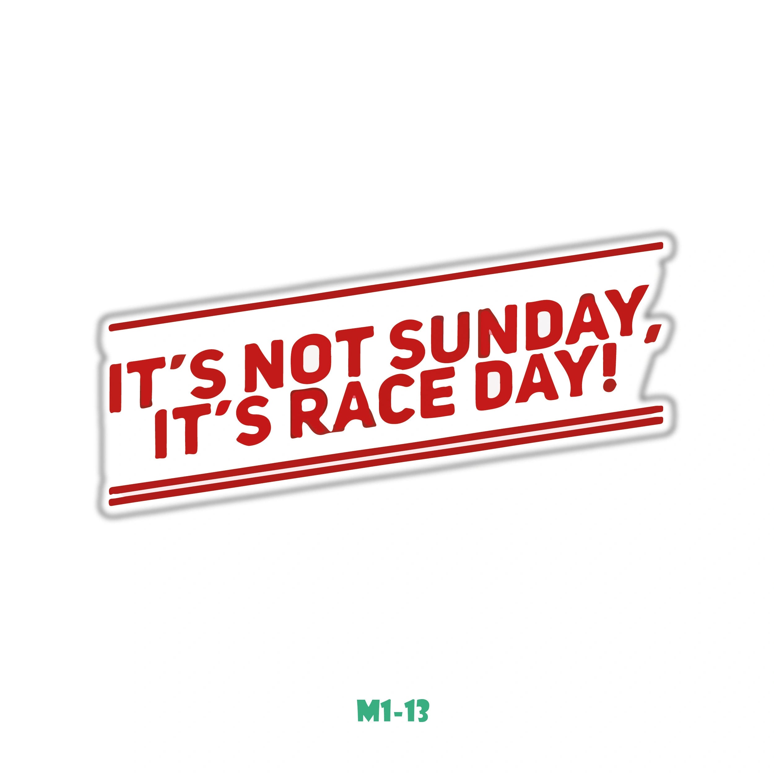 IT'S RACE DAY!