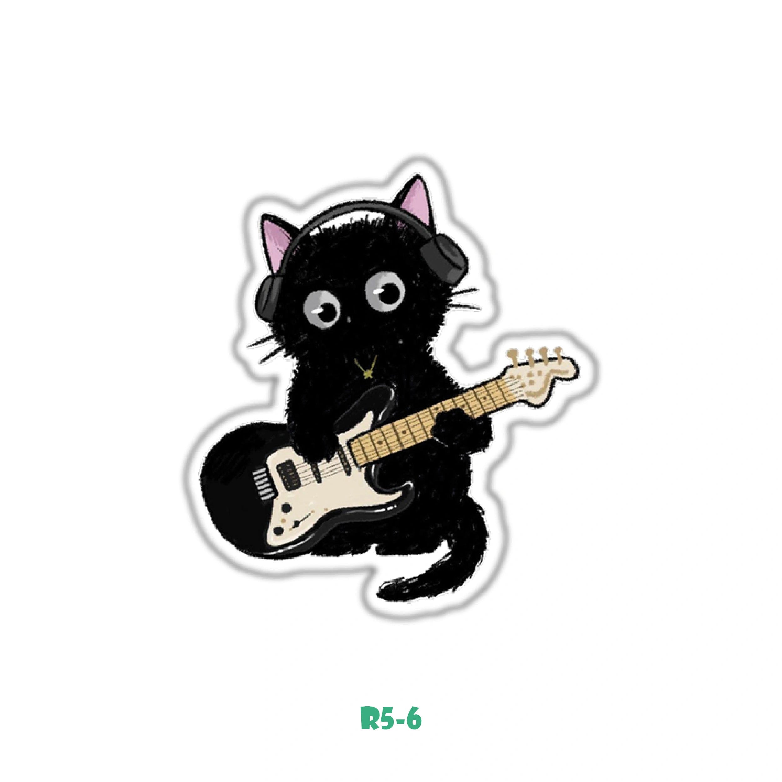 CAT GUITAR PLAYER