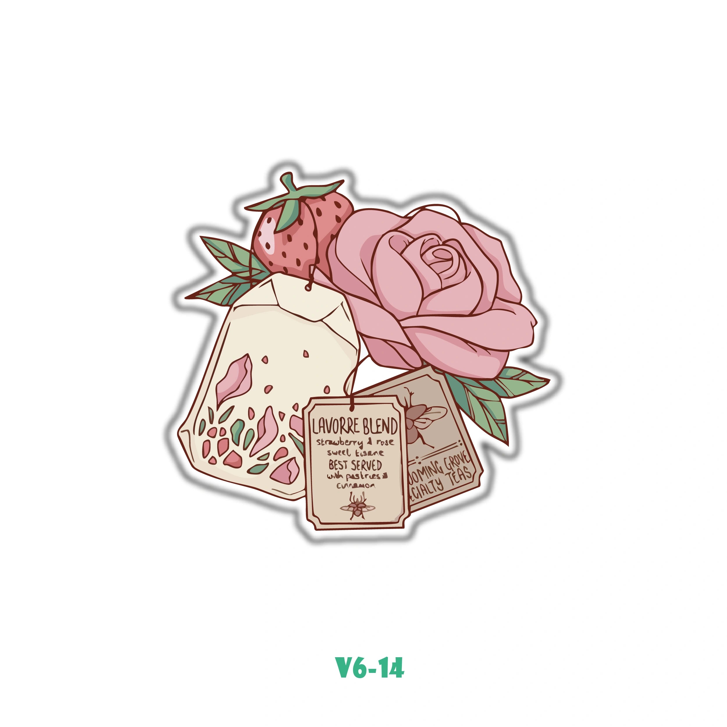 STRAWBERRY ROSE TEA
