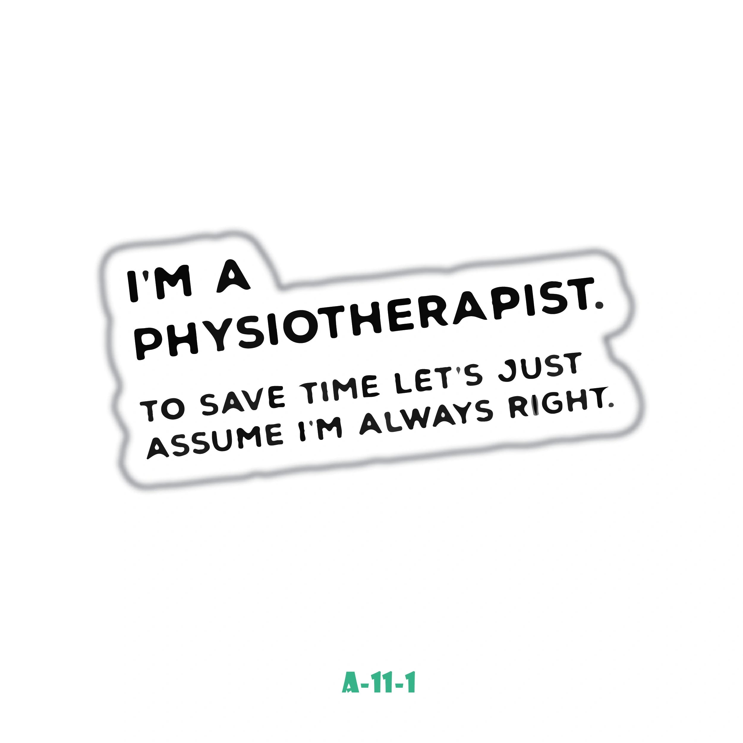 I'M A PHYSIOTHERAPIST