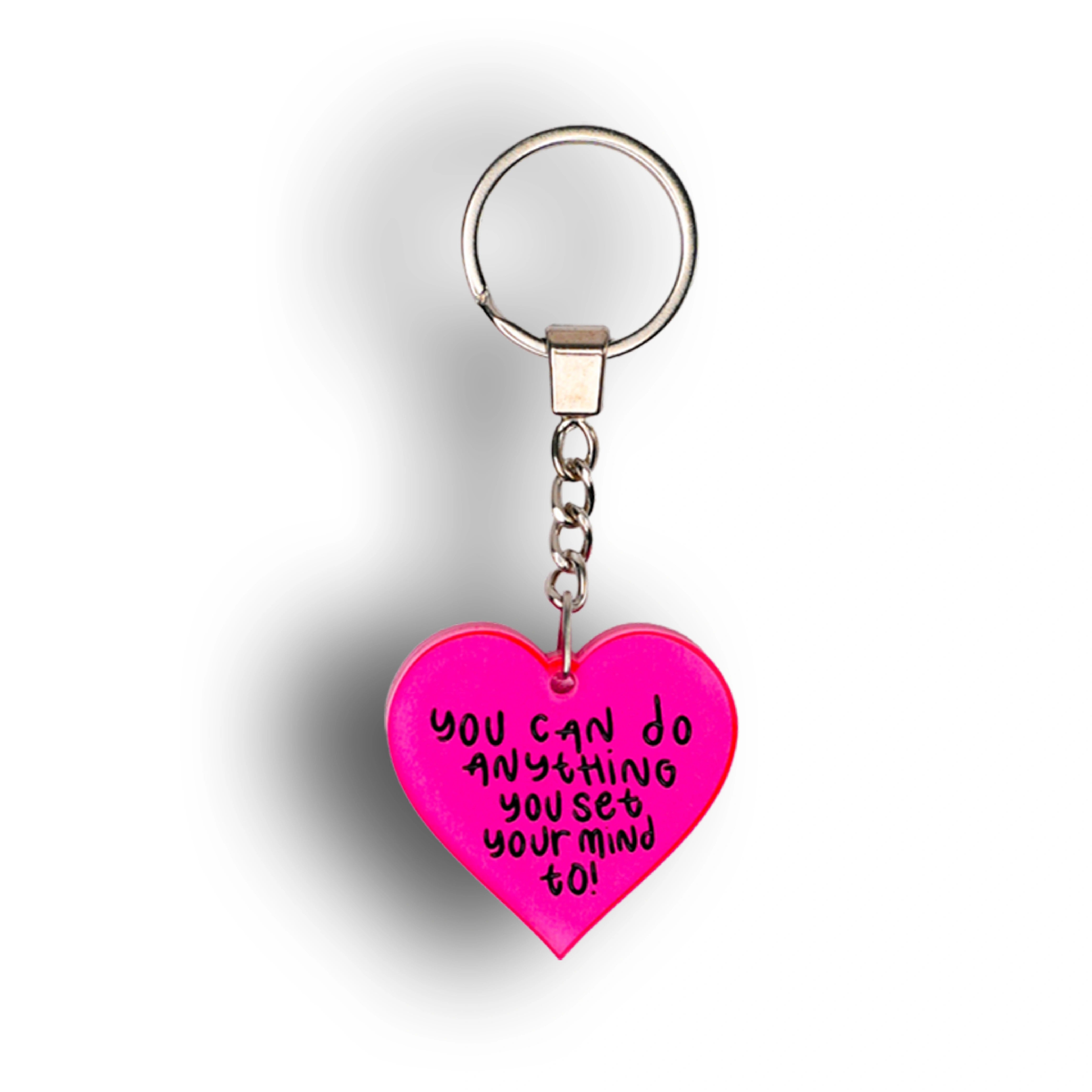 YOU CAN DO ANYTHING YOU SET YOUR MIND TO (HEARTED SHAPE)
