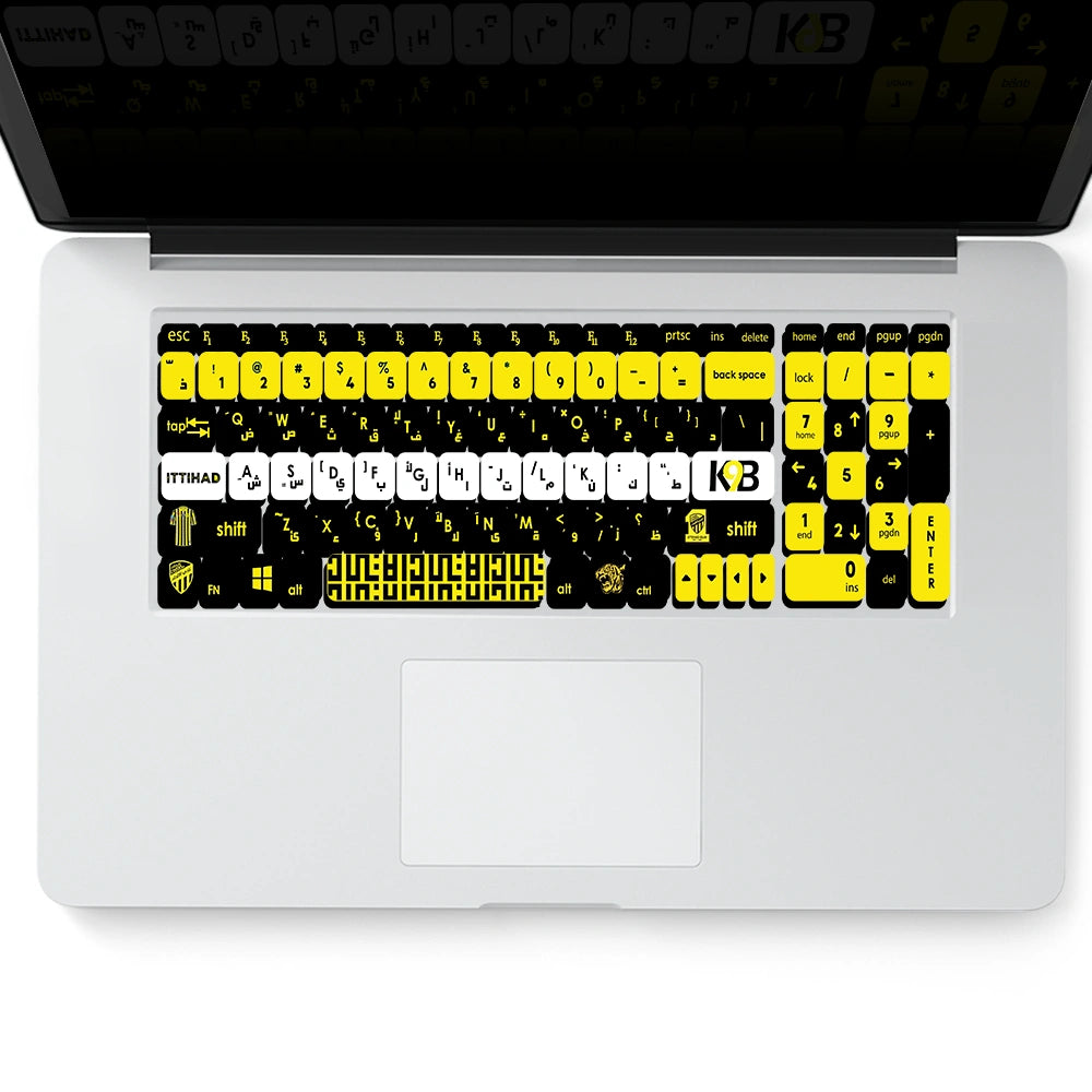 EL-ITTIHAD SAUDI FC: KEYBOARD STICKER