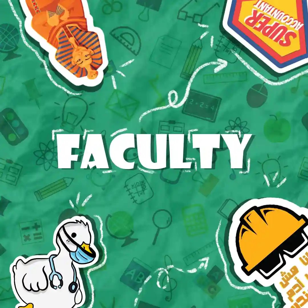 FACULTY: SINGLE STICKERS