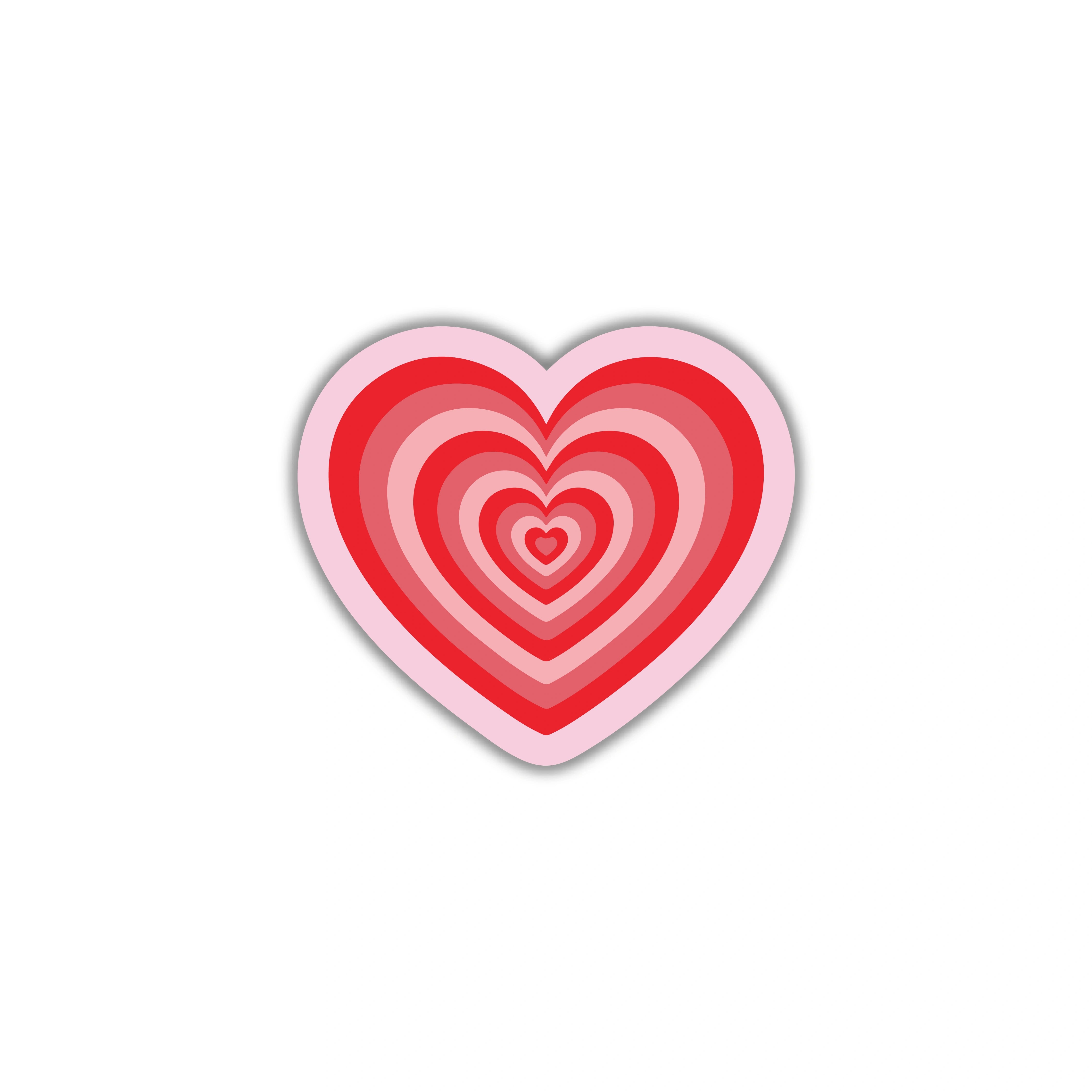 RED AND PINK HEART