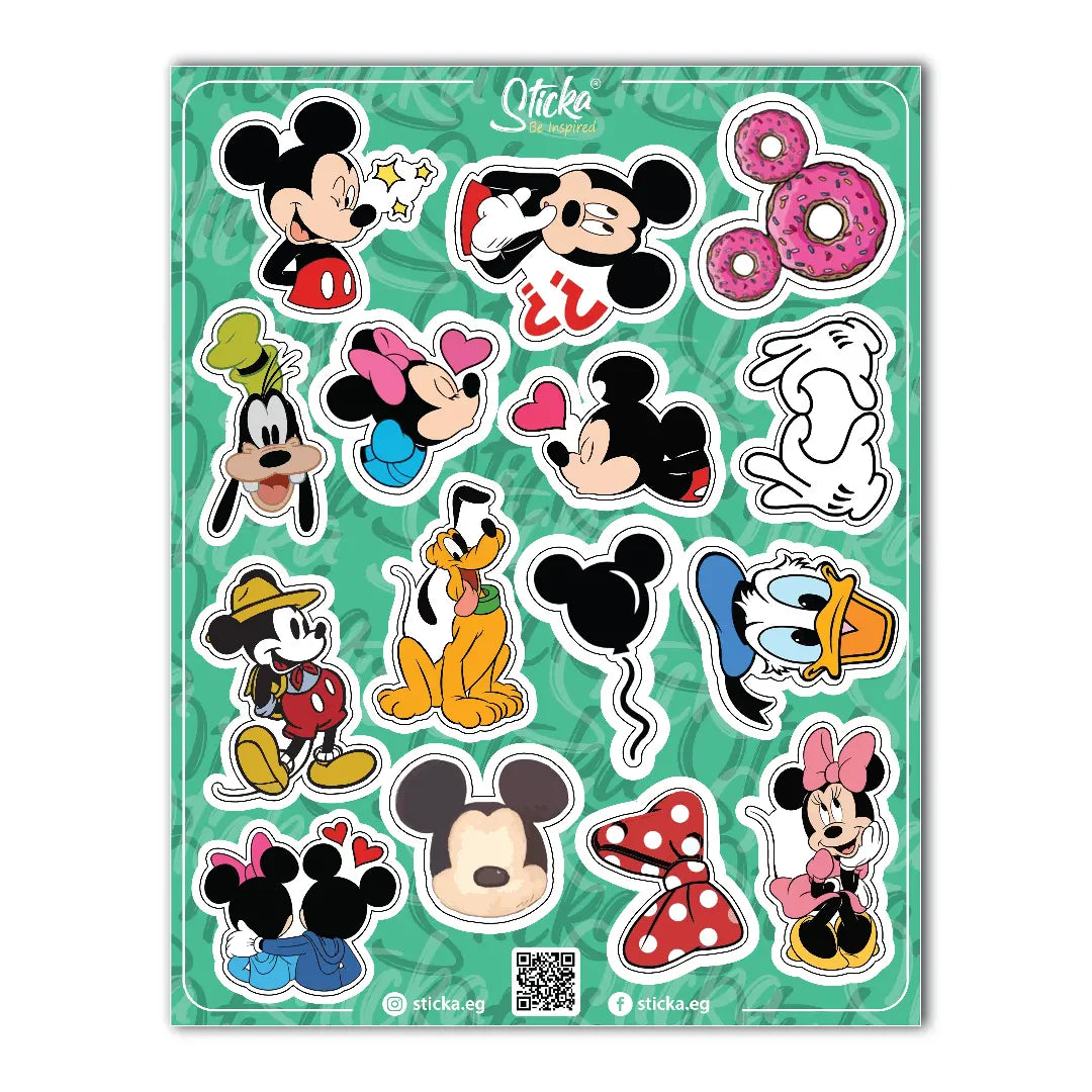 CARTOON SHEET STICKERS