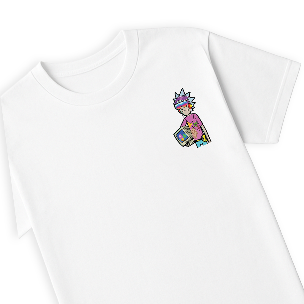 Vaporwave Rick