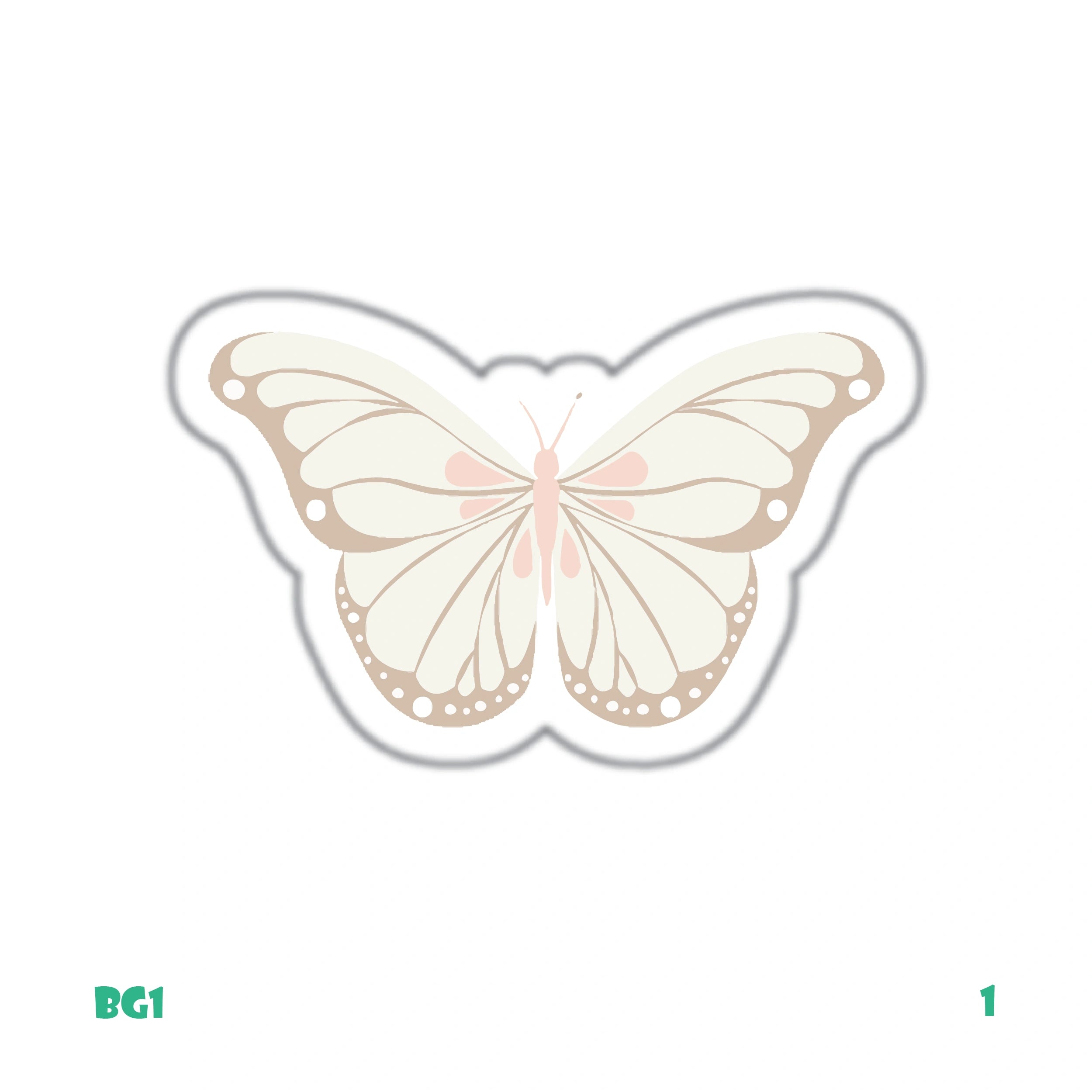 BEIGE BUTTERFLY