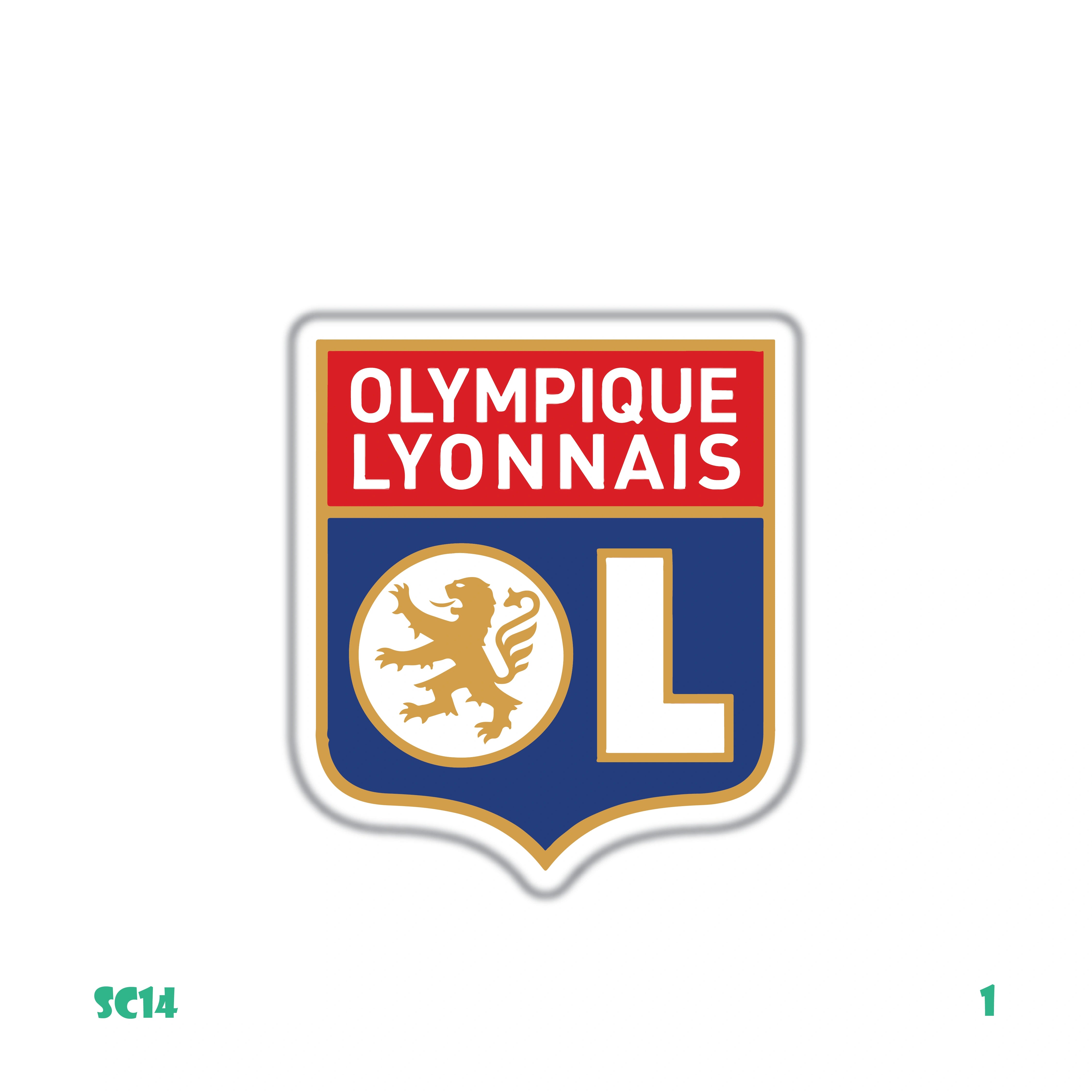 OLYMPIQUE LYON CLUB EMBLEM (2006~2022)