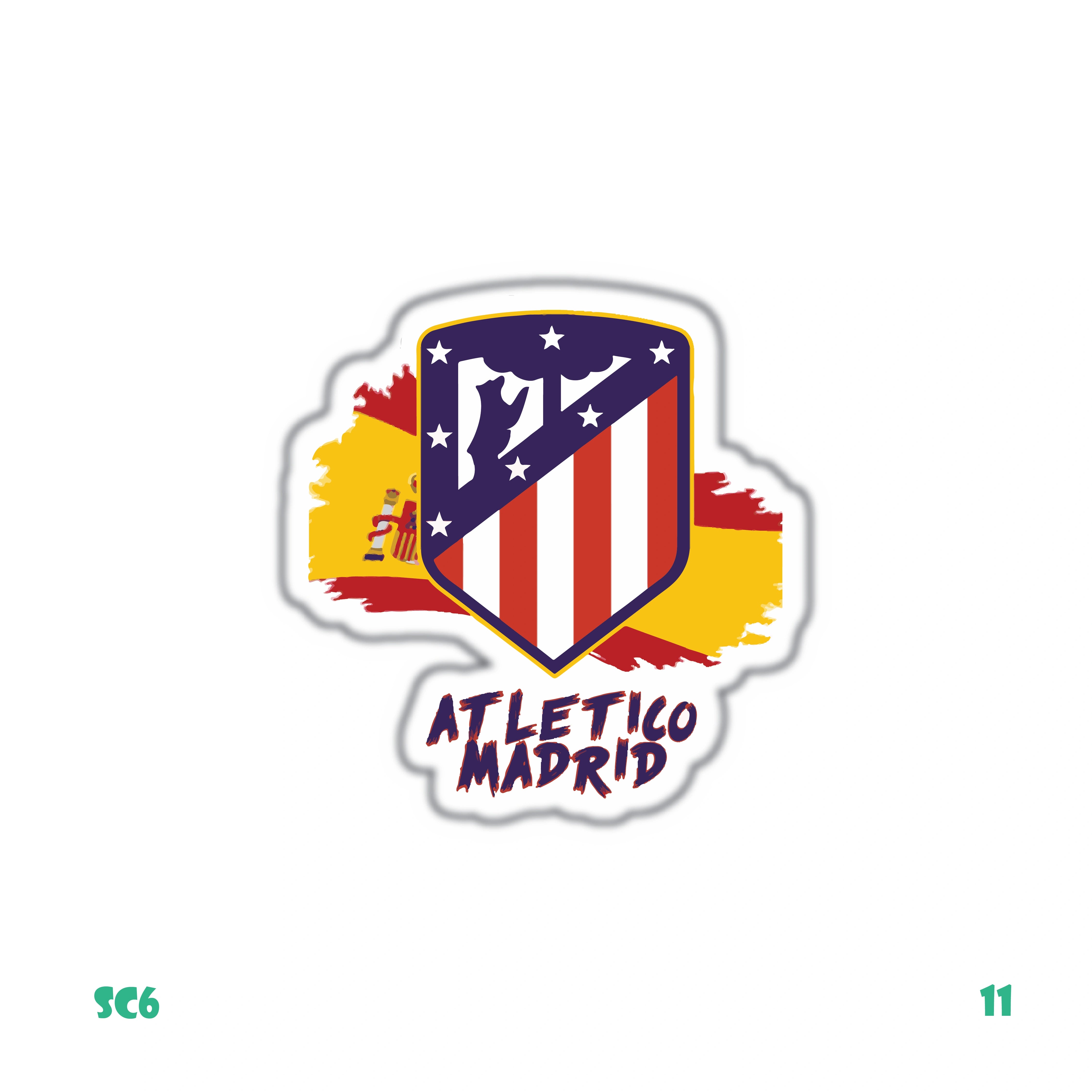 ATLETICO MADRID LOGO (2017~2024) X SPAIN