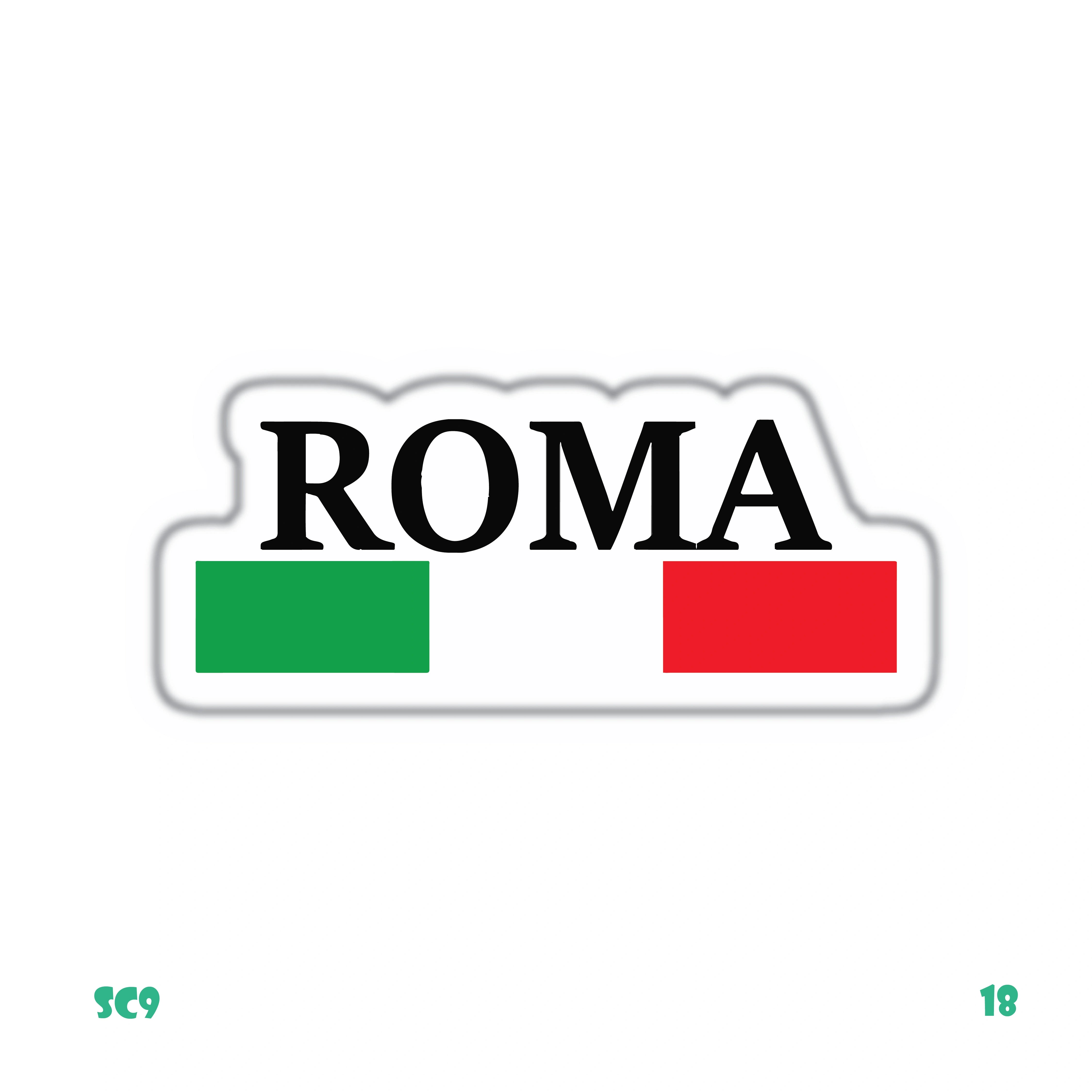 ROMA X ITALY FLAG