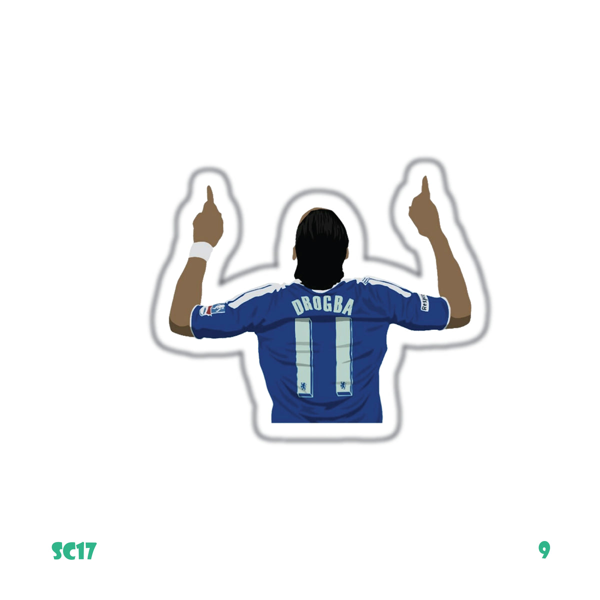 Drogba Sticker DROGBA