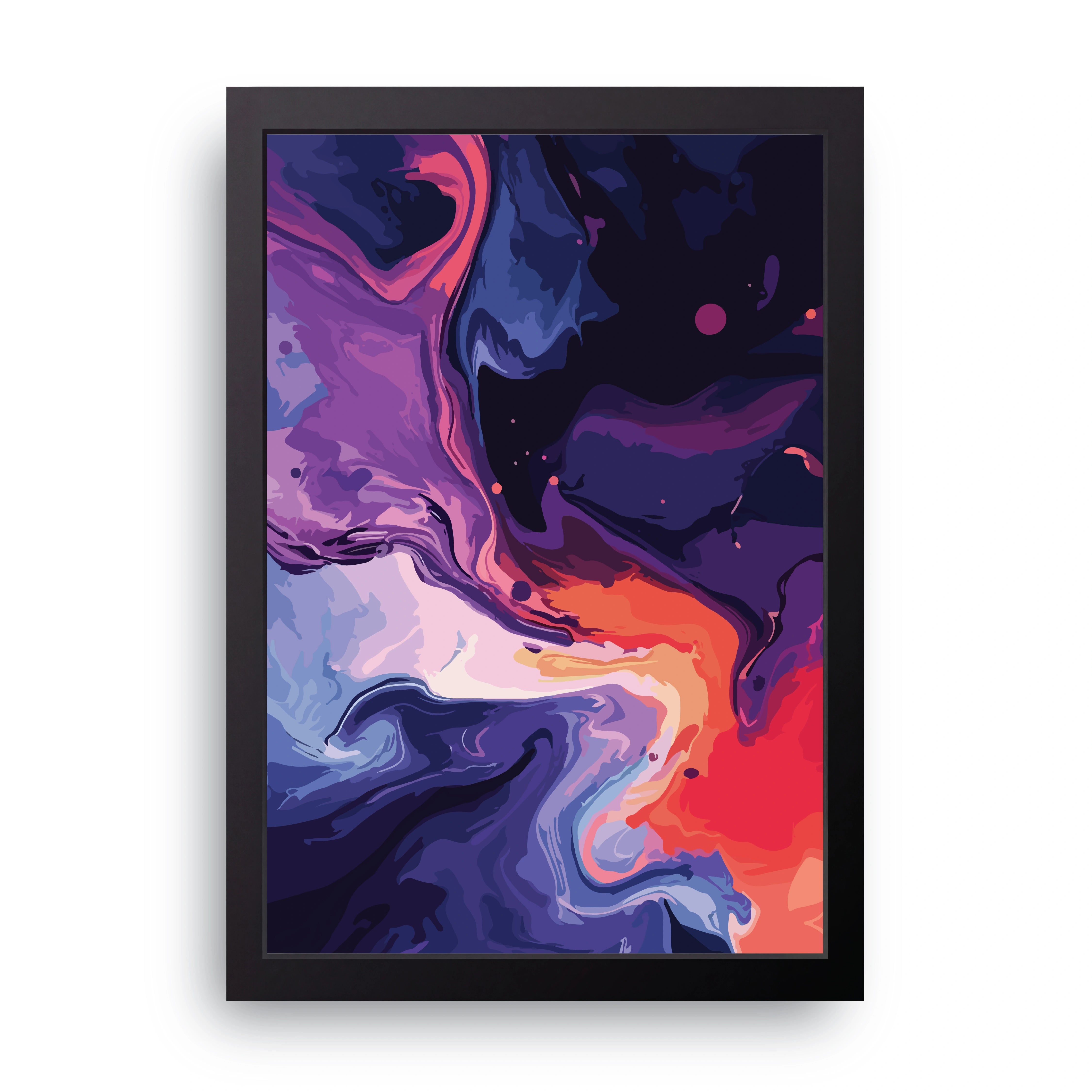 Purple Marble FRAME